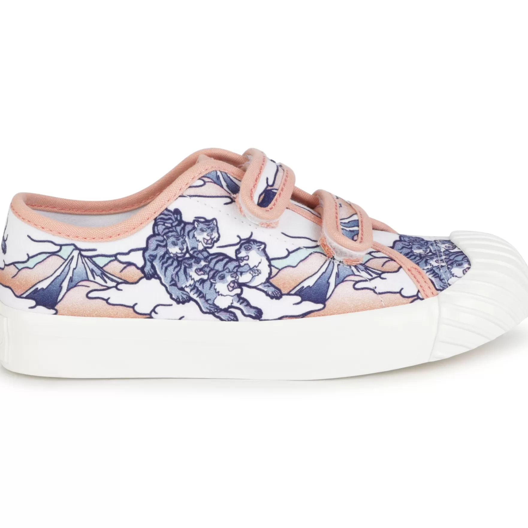 Meisje KENZO KIDS Bedrukte Sneakers Klittenband