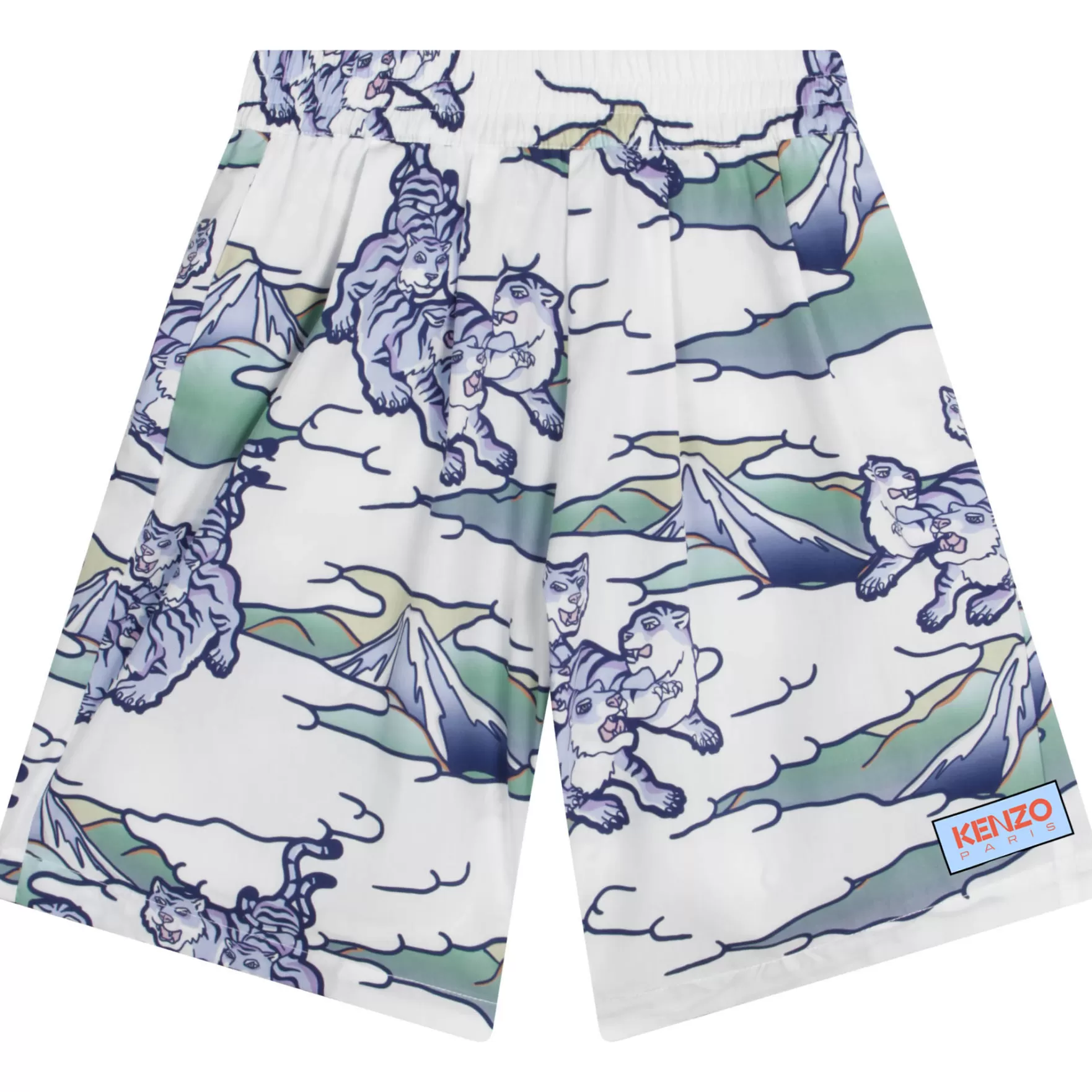 Jongen KENZO KIDS Bermuda Van Poplinkatoen