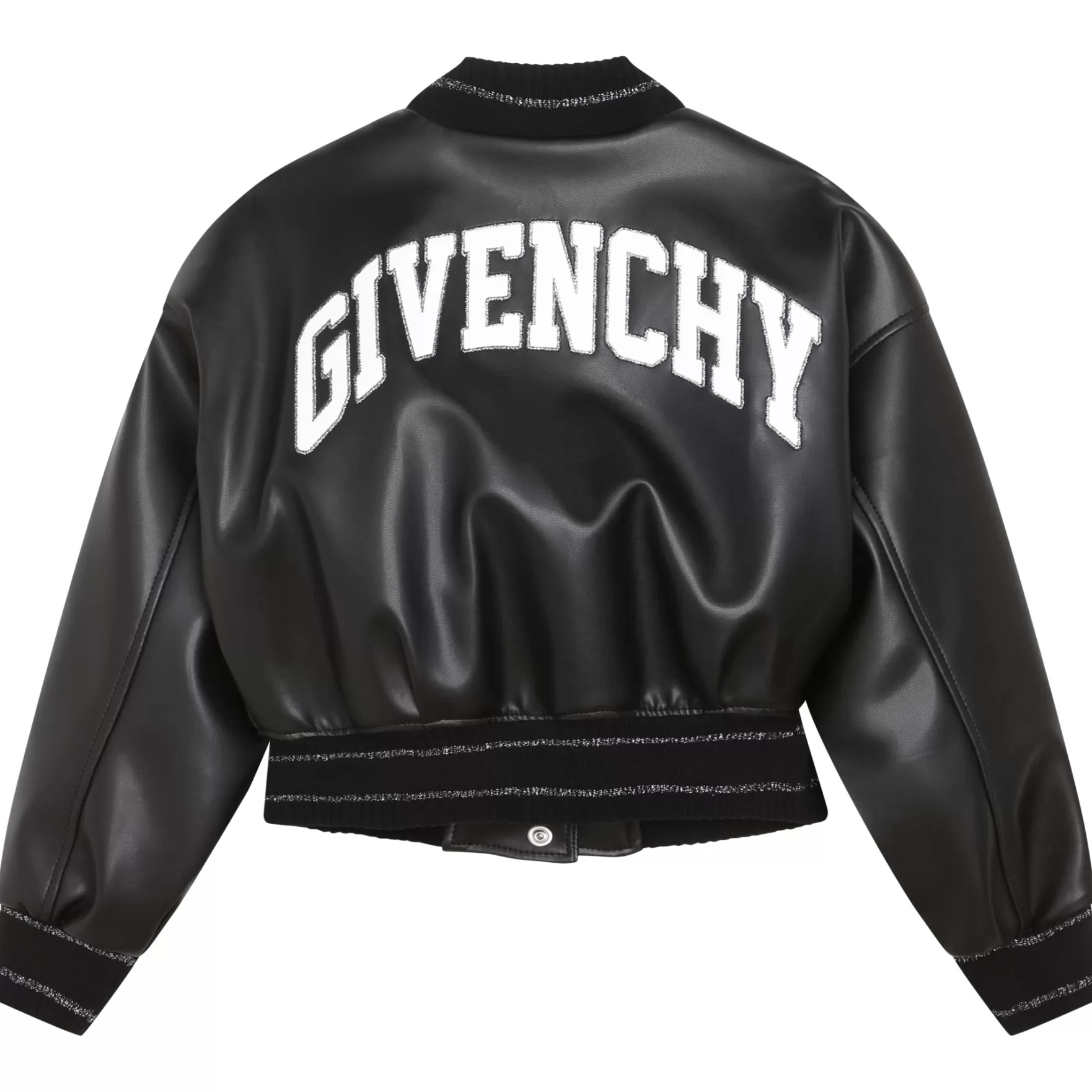 Meisje GIVENCHY Bomberjack Van Gecoate Stof