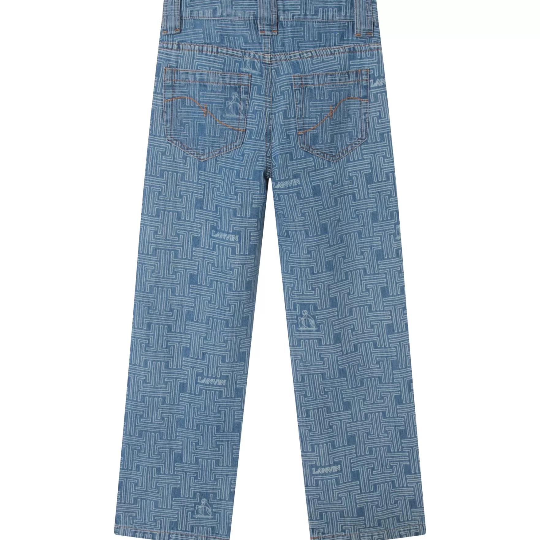 Meisje LANVIN Brede Katoenen Jeans