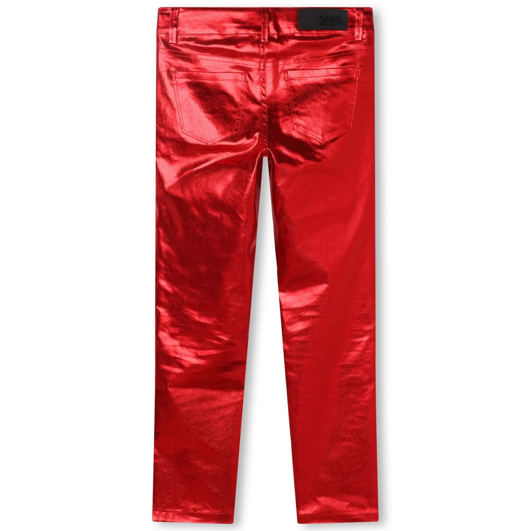 Meisje KARL LAGERFELD KIDS Broek Met Metallic Coating