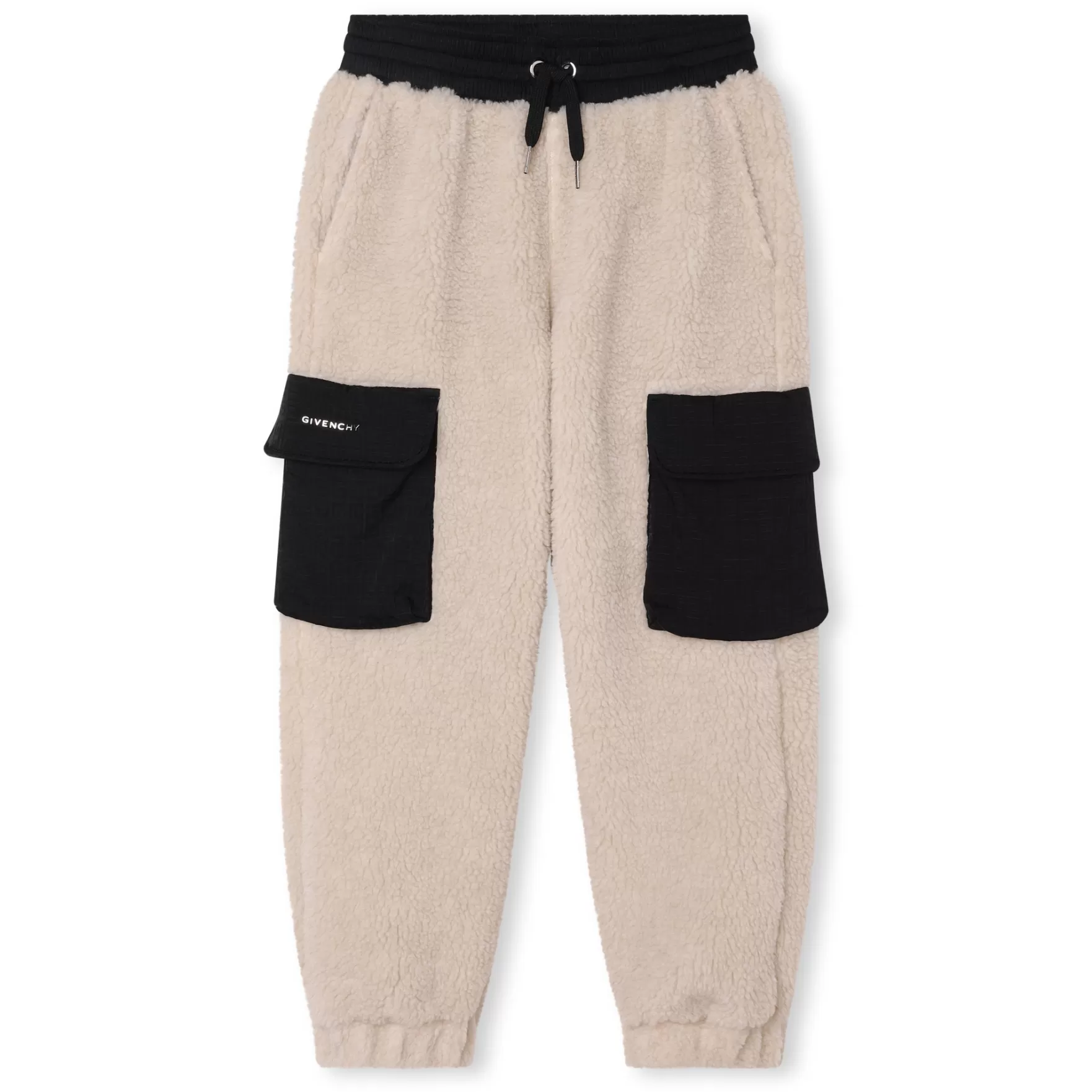 Jongen GIVENCHY Cargobroek Van Wollige Fleece