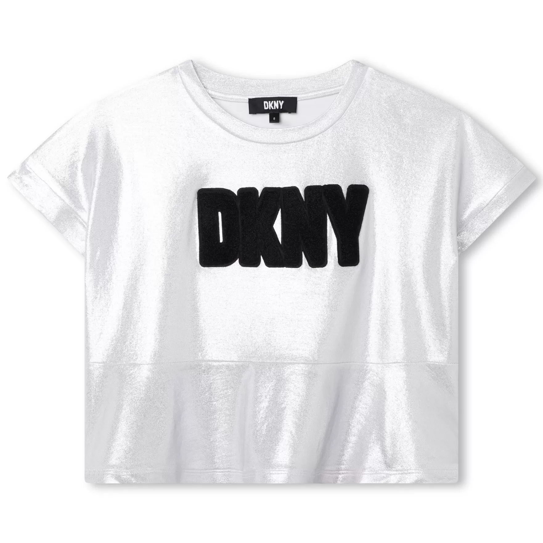 Meisje DKNY Feestelijk Metallic T-Shirt