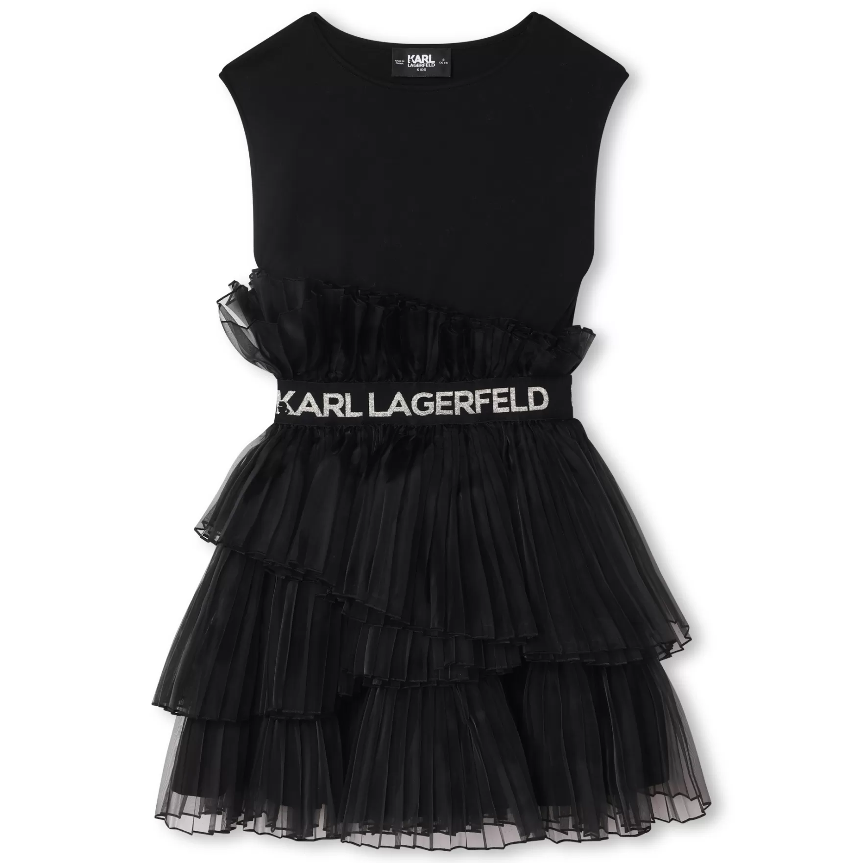 Meisje KARL LAGERFELD KIDS Feestjurk Met Ruches