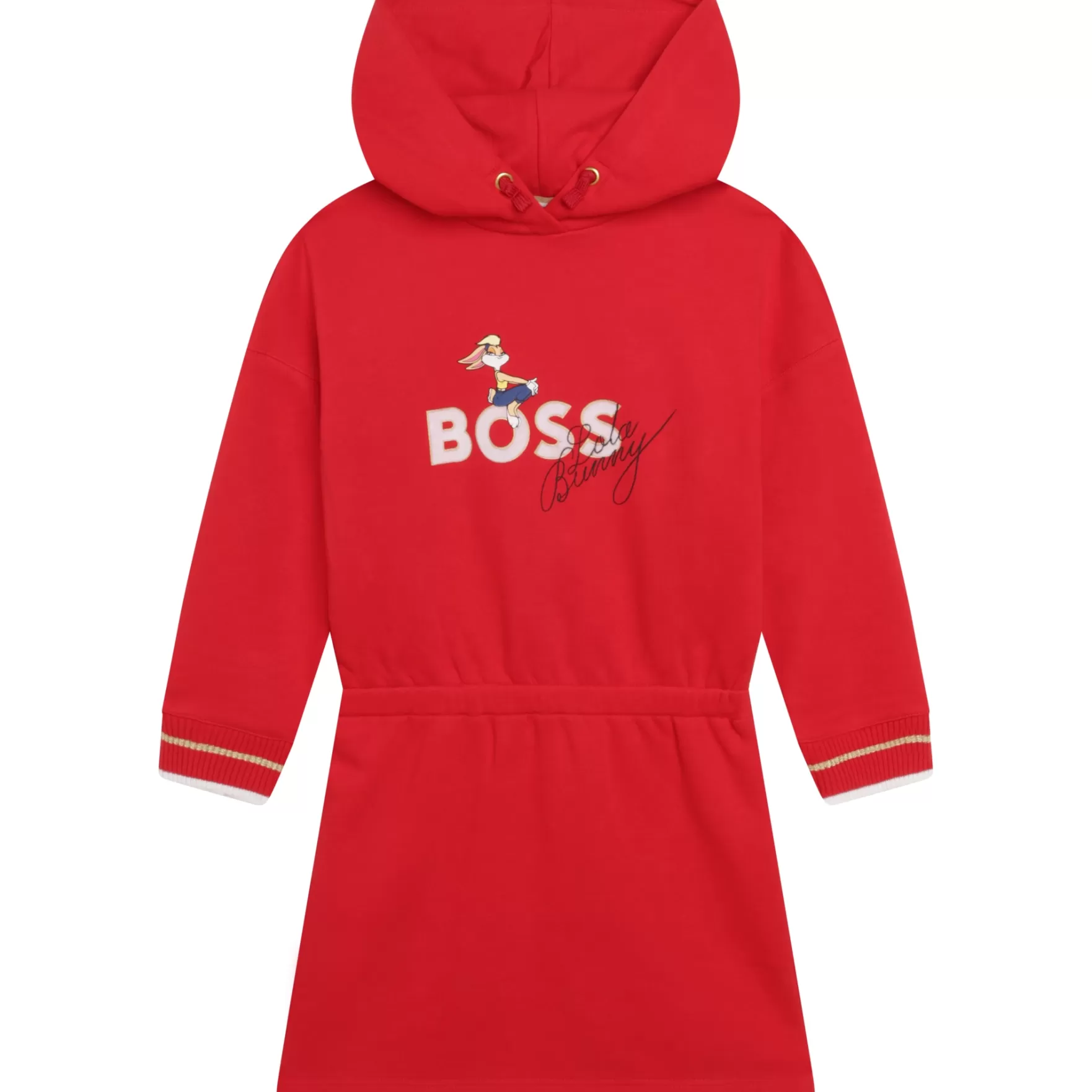 Meisje BOSS Fleece Jurk Met Capuchon