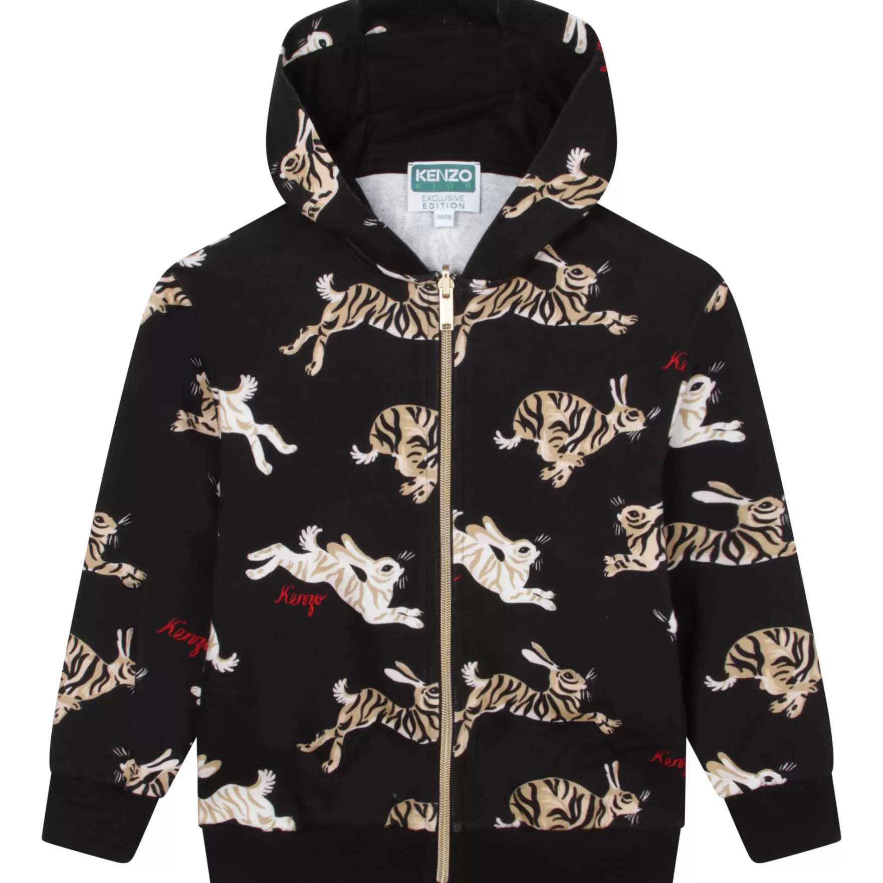 Jongen KENZO KIDS Fleece Sweater Met Capuchon