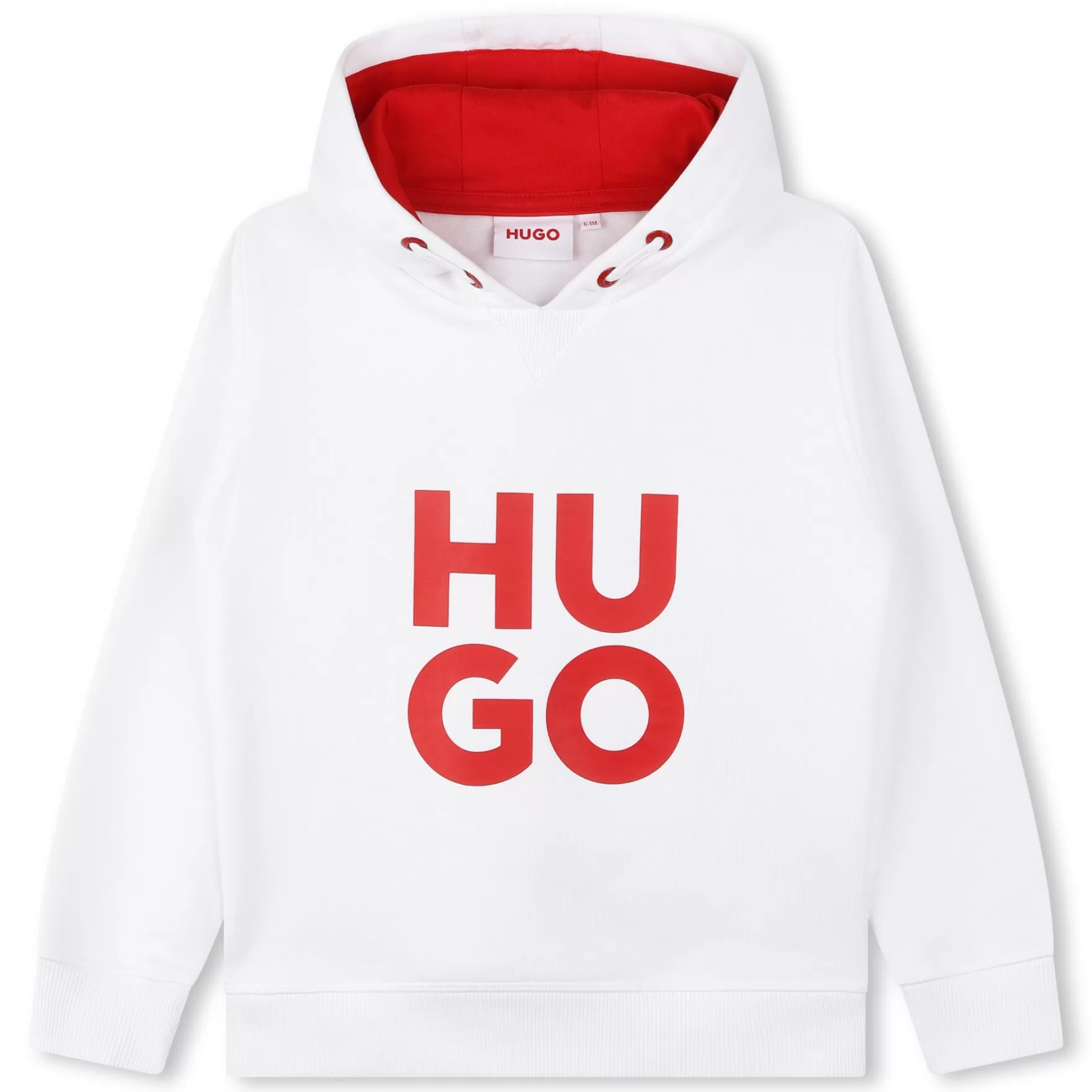 Jongen HUGO Fleece Sweater Met Print