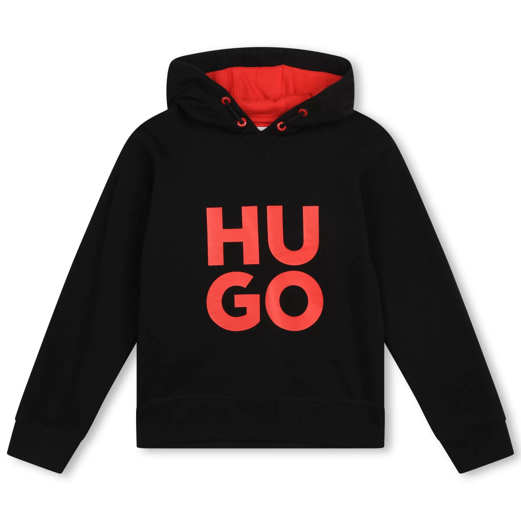 Jongen HUGO Fleece Sweater Met Print