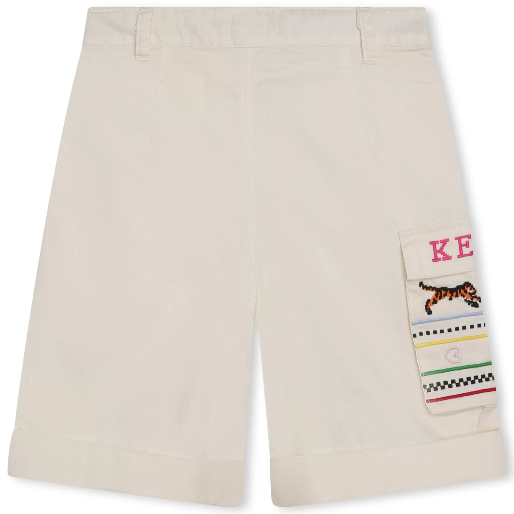 Meisje KENZO KIDS Geborduurde Katoenen Bermuda