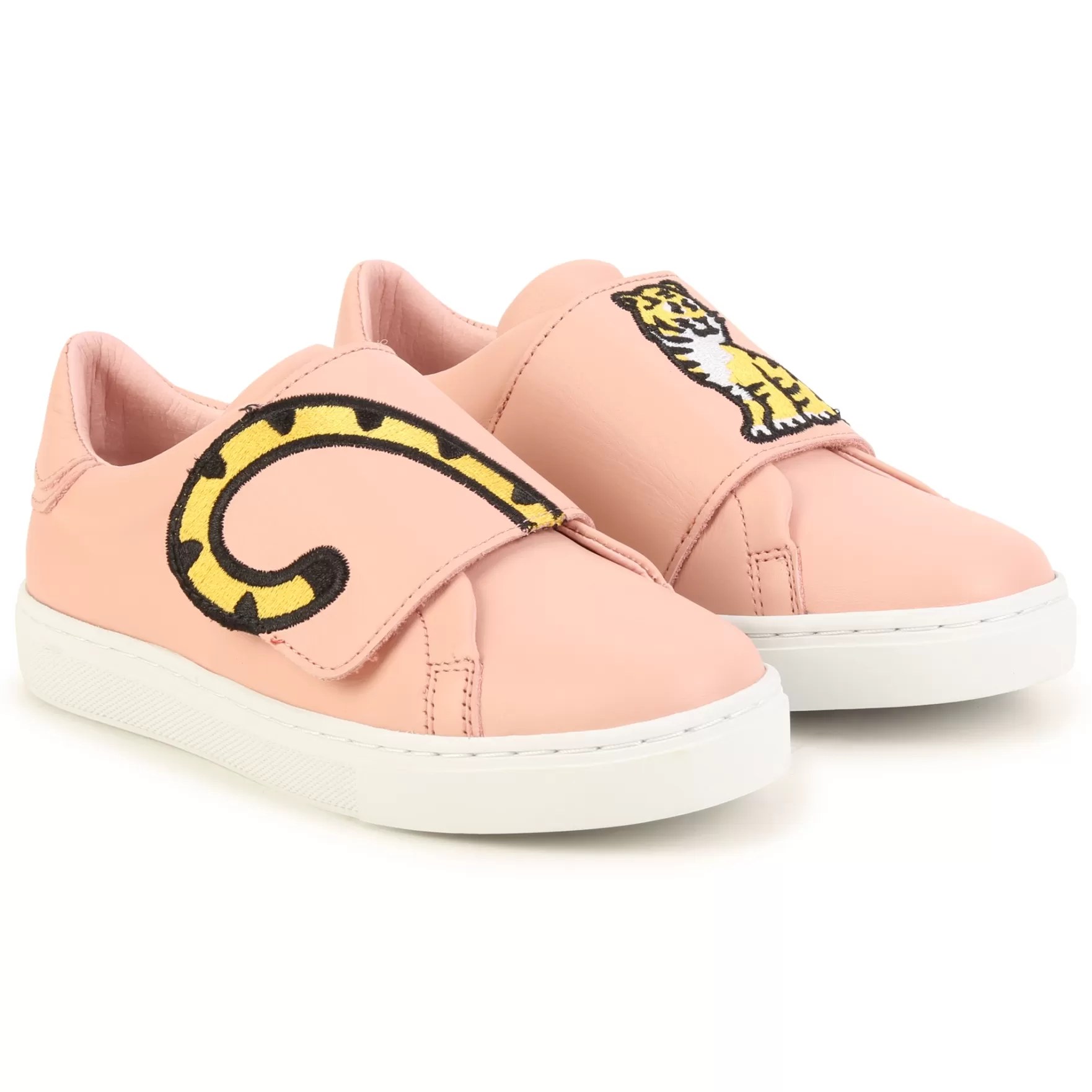 Meisje KENZO KIDS Geborduurde Leren Sneakers