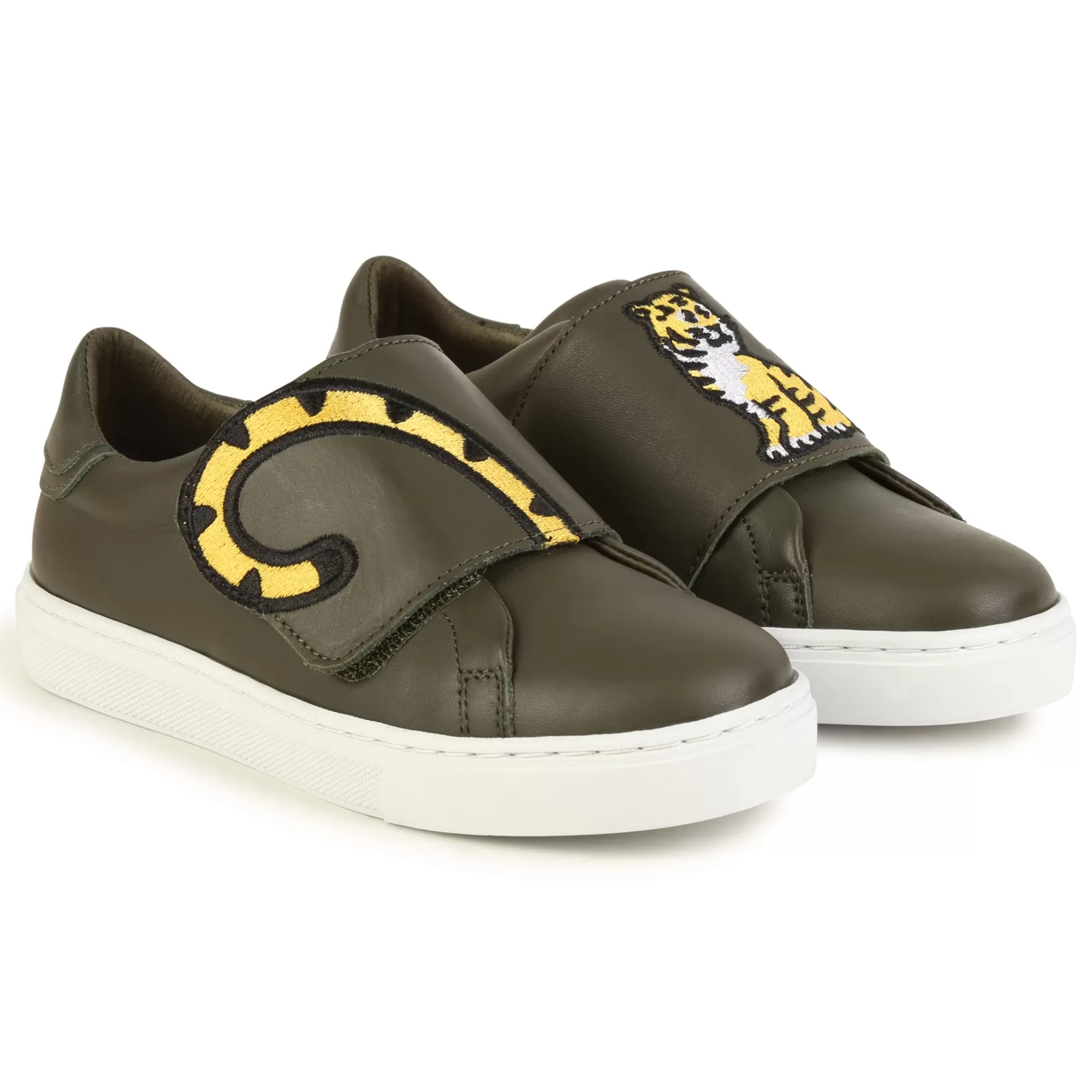 Meisje KENZO KIDS Geborduurde Leren Sneakers