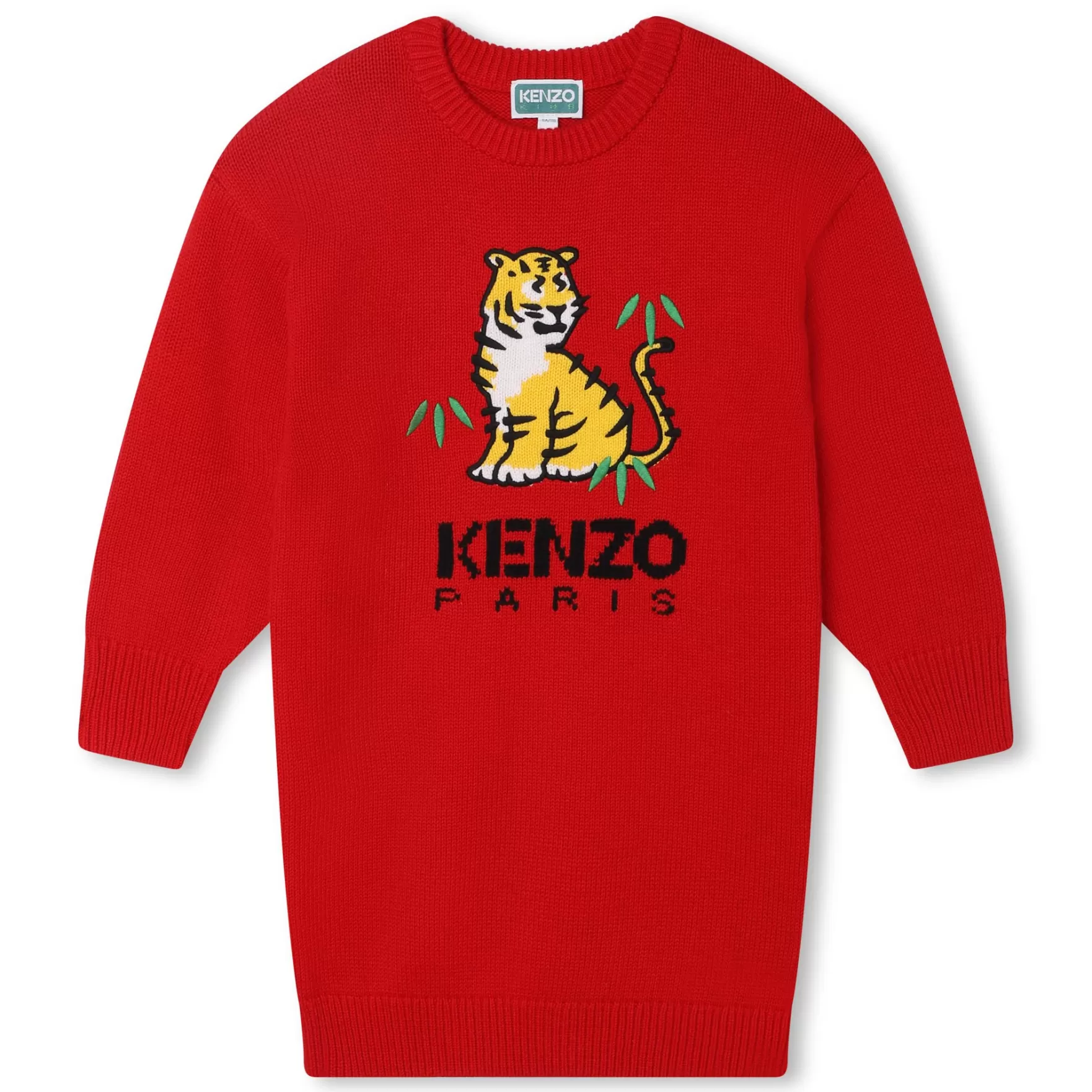 Meisje KENZO KIDS Gebreide Jurk Met Motief