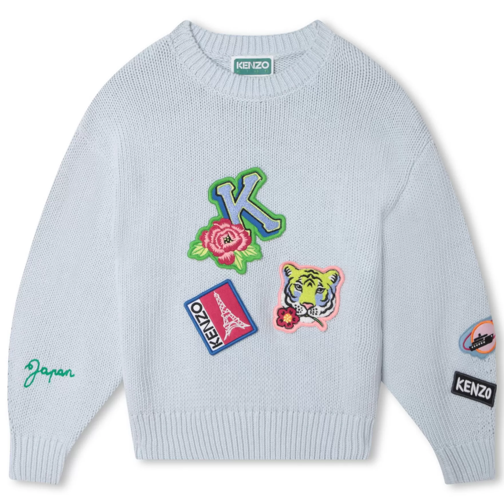 Meisje KENZO KIDS Gebreide Trui Met Patches