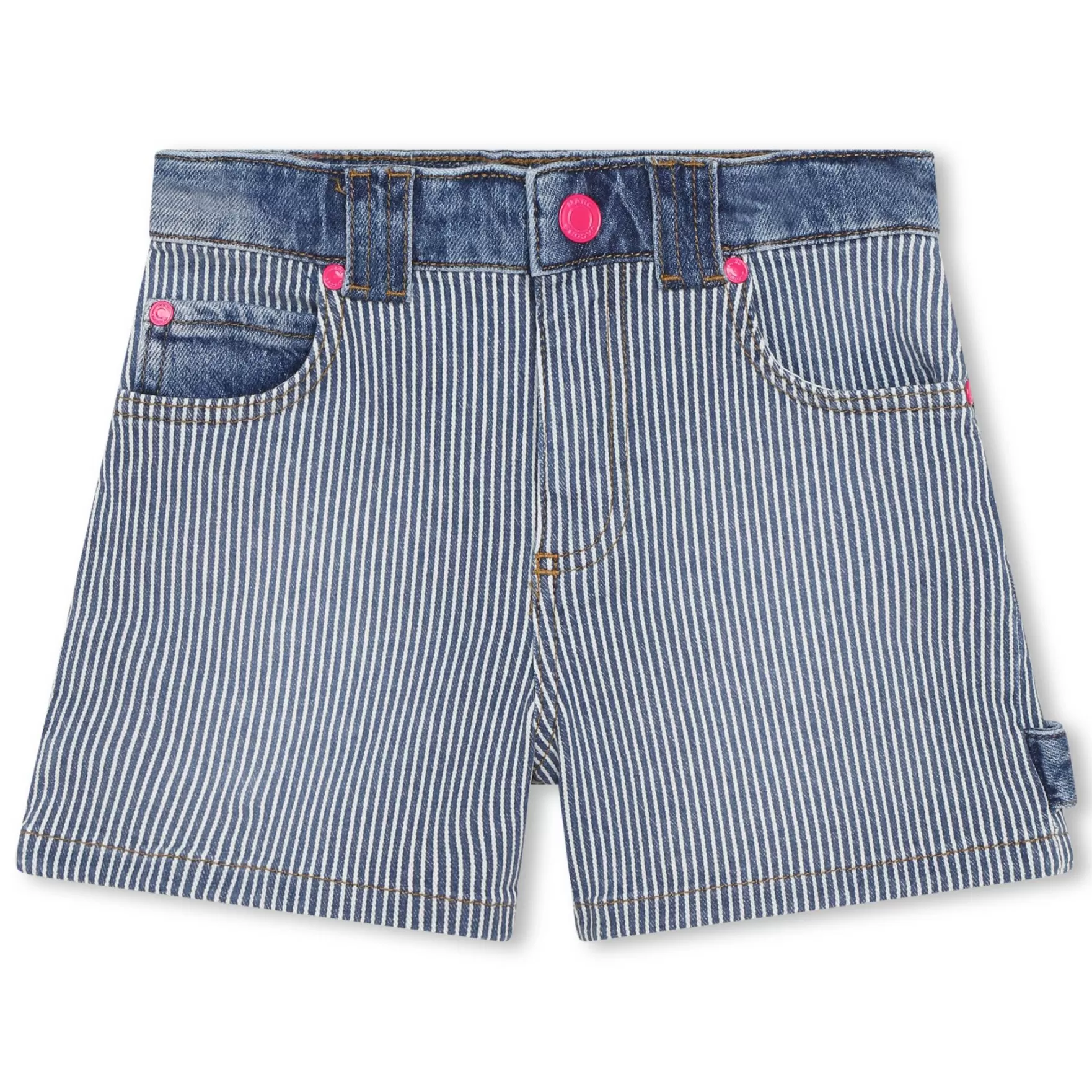 Meisje MARC JACOBS Gestreepte 5-Pocket Jeansshort