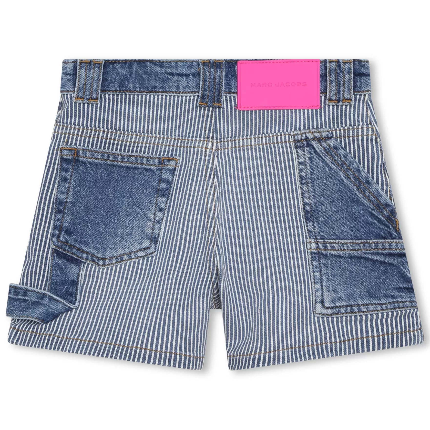 Meisje MARC JACOBS Gestreepte 5-Pocket Jeansshort