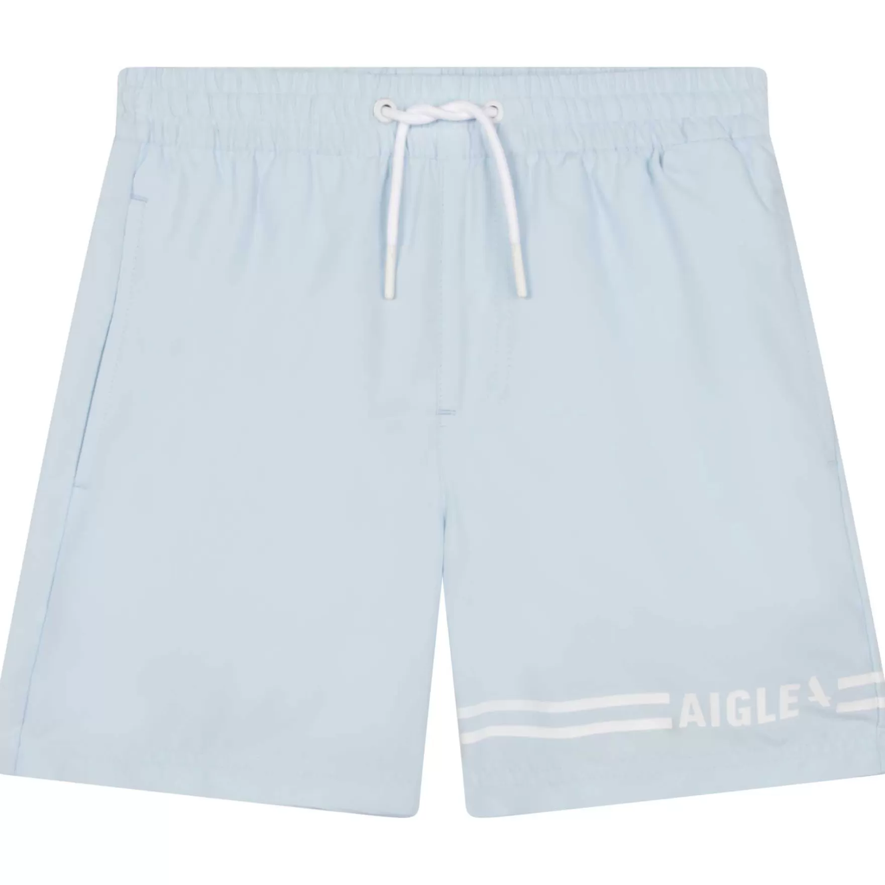 Jongen AIGLE Gestreepte Zwemshort Met Logo