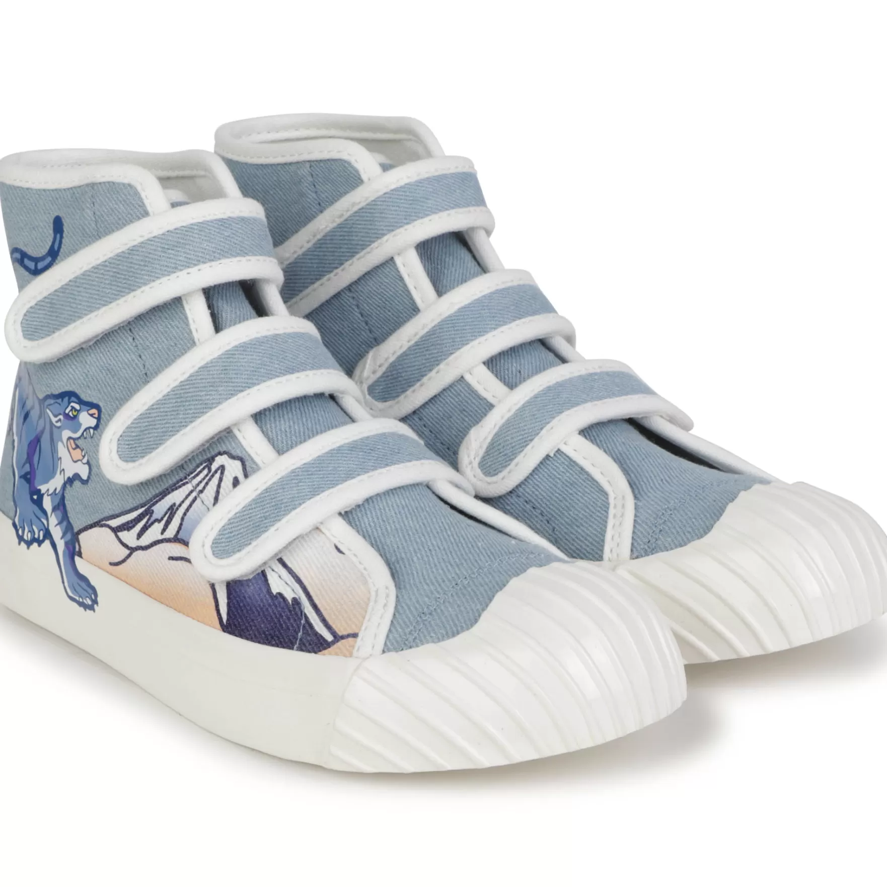 Jongen KENZO KIDS Hoge Sneakers Met Klittenband