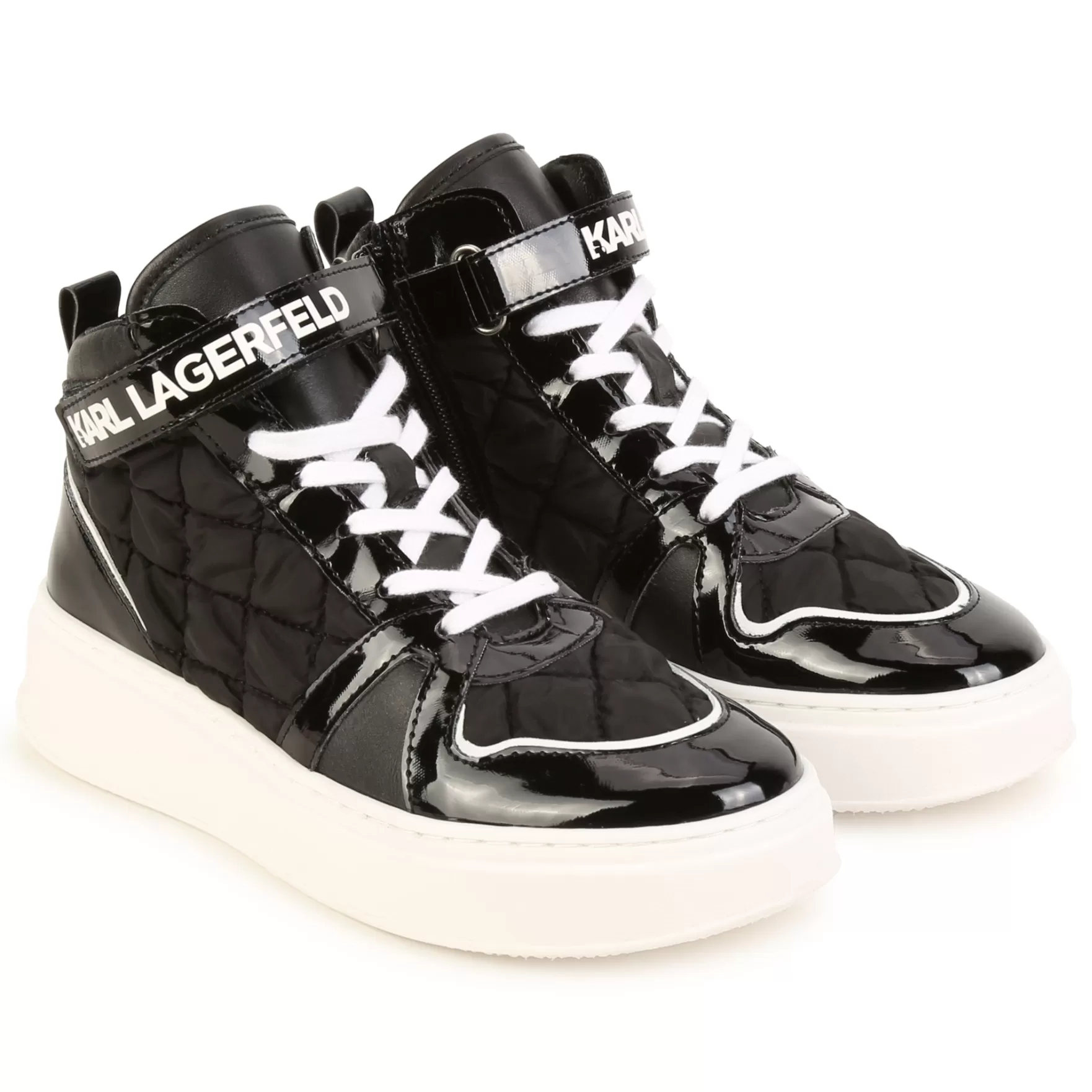 Meisje KARL LAGERFELD KIDS Hoge Sneakers Met Rits