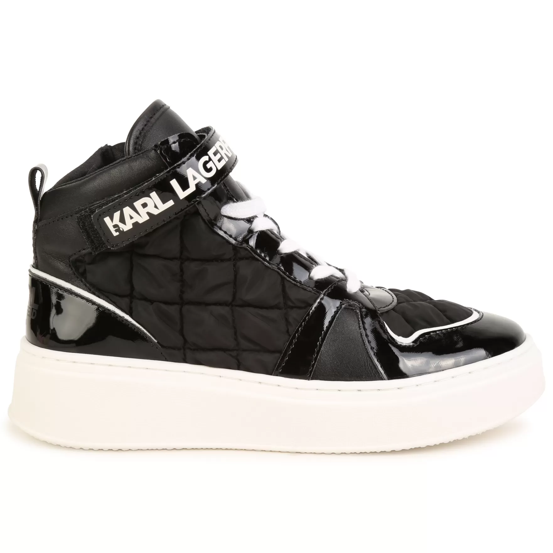 Meisje KARL LAGERFELD KIDS Hoge Sneakers Met Rits