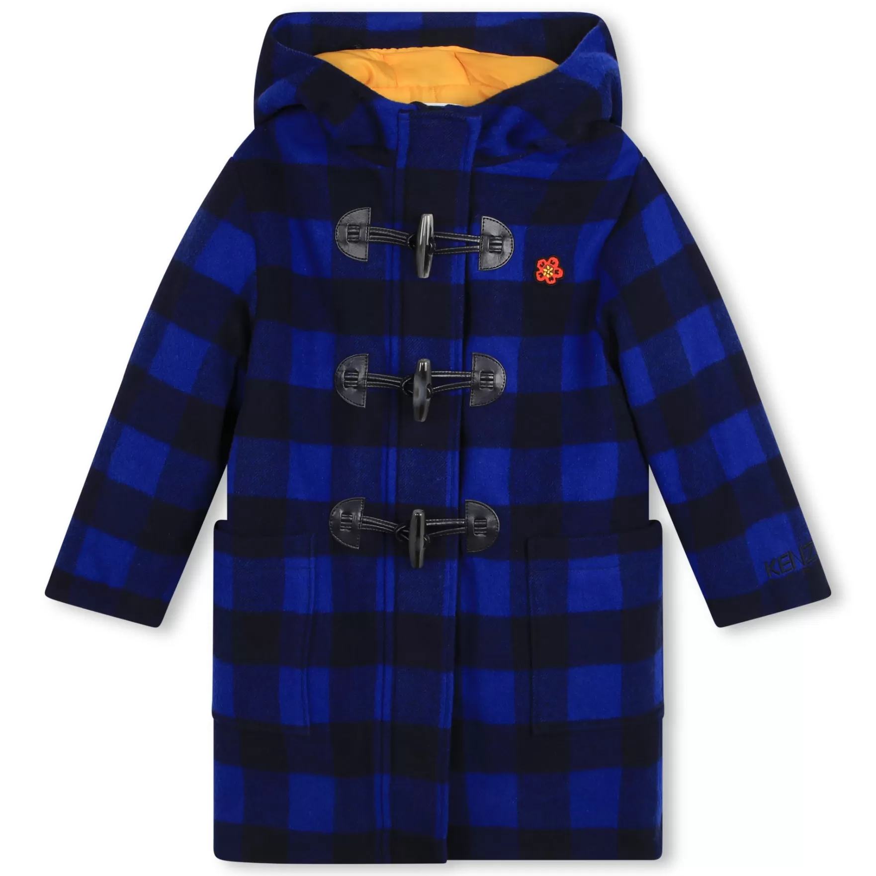 Meisje KENZO KIDS Jas Met Capuchon Van Wol