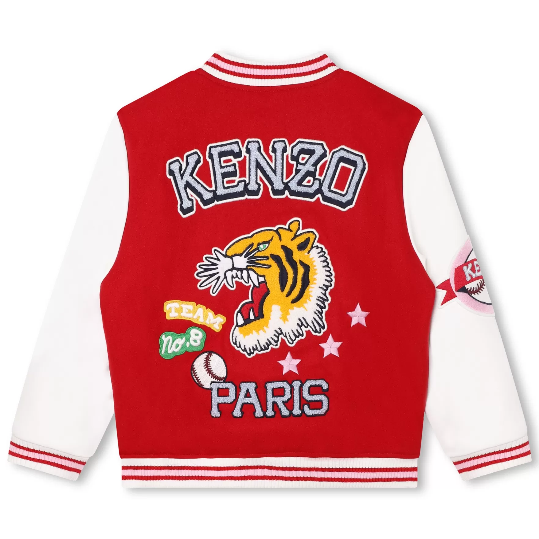 Meisje KENZO KIDS Jasje Van Twee Materialen