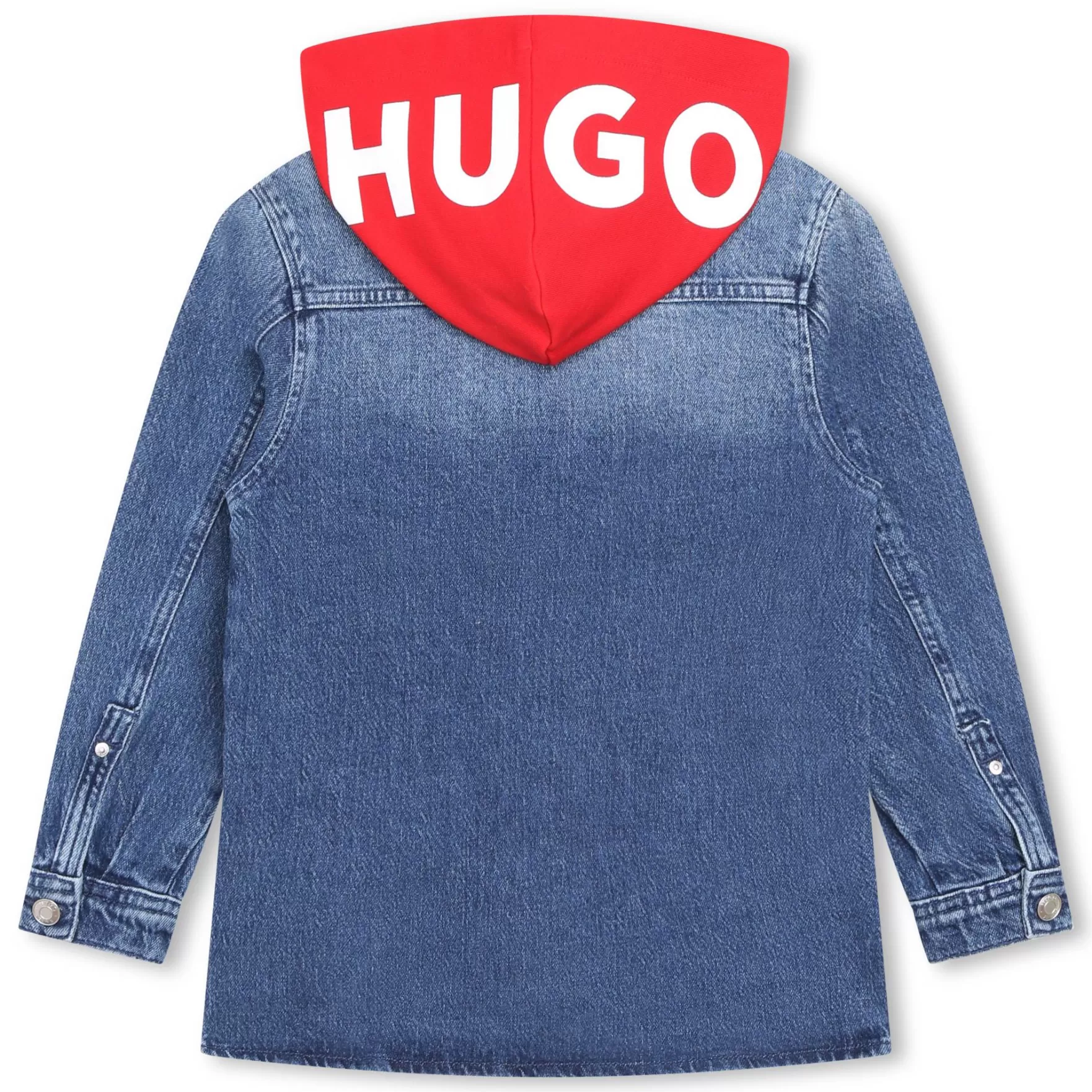 Jongen HUGO Jeansjasje Met Capuchon