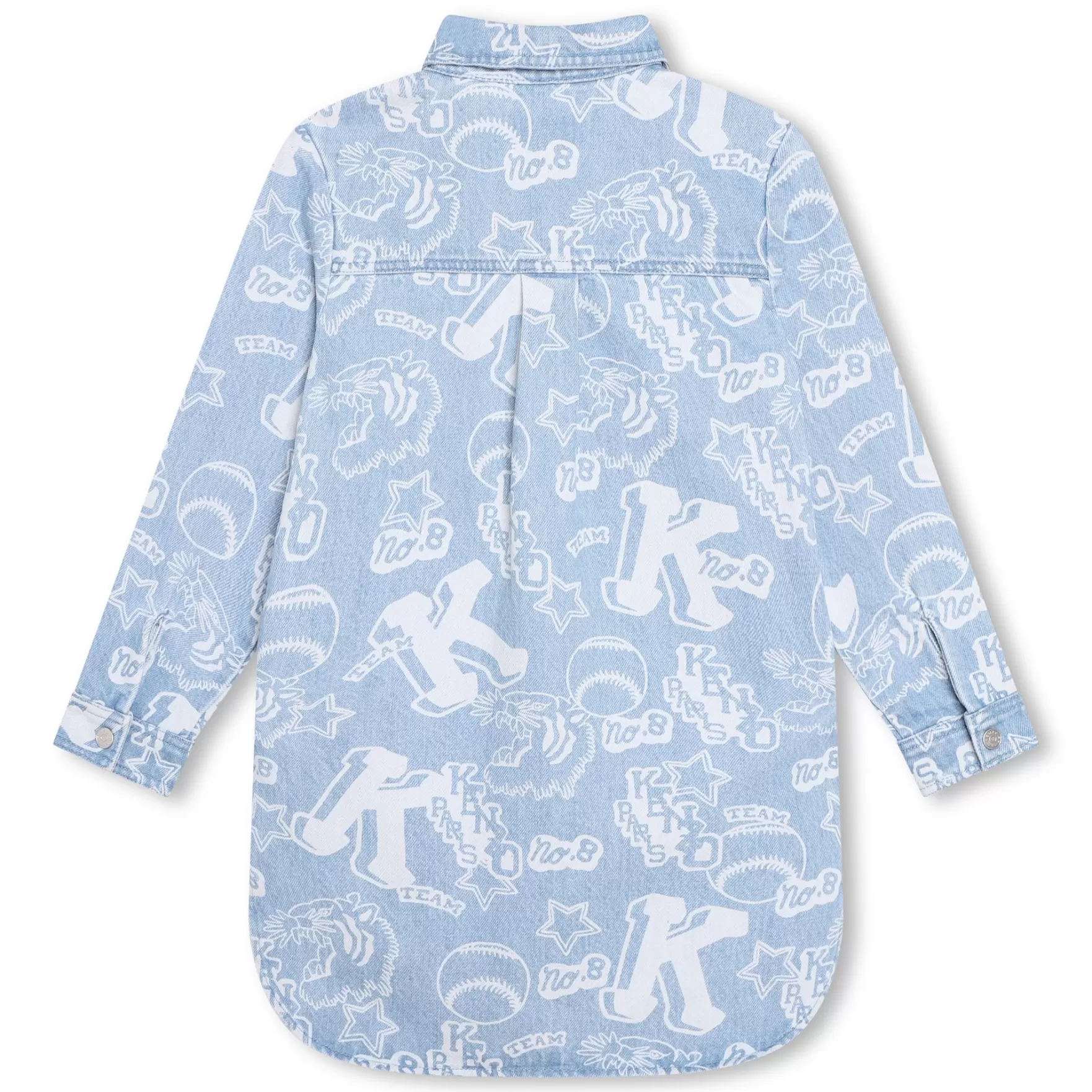 Meisje KENZO KIDS Jeansjurk Met Print