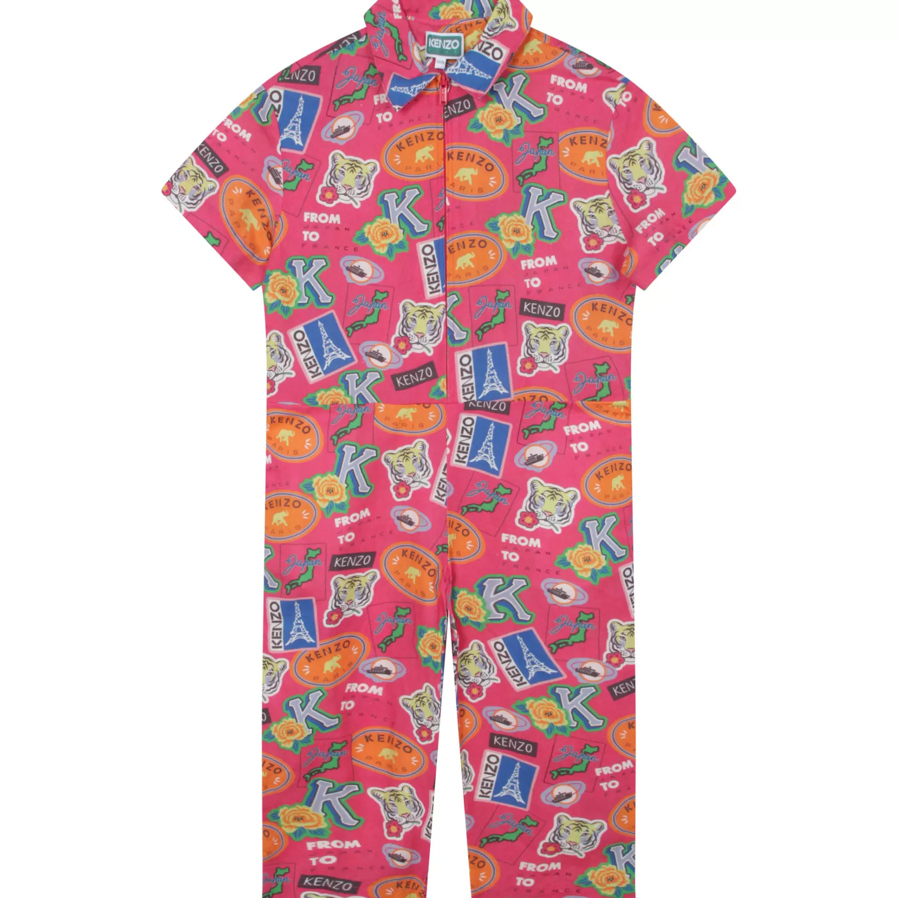 Meisje KENZO KIDS Jumpsuit Van Katoen En Linnen