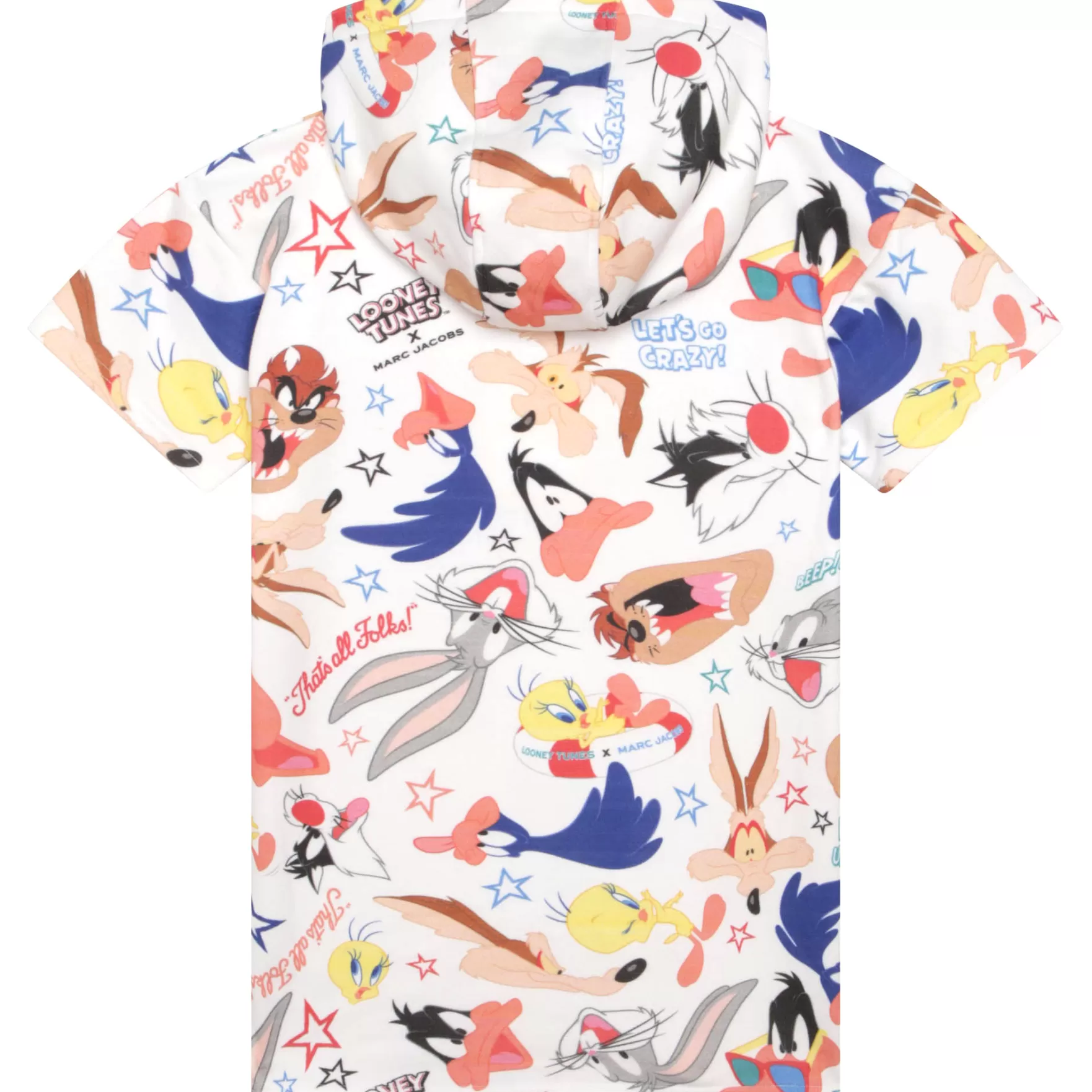 Meisje MARC JACOBS Jurk Met Capuchon Looney Tunes