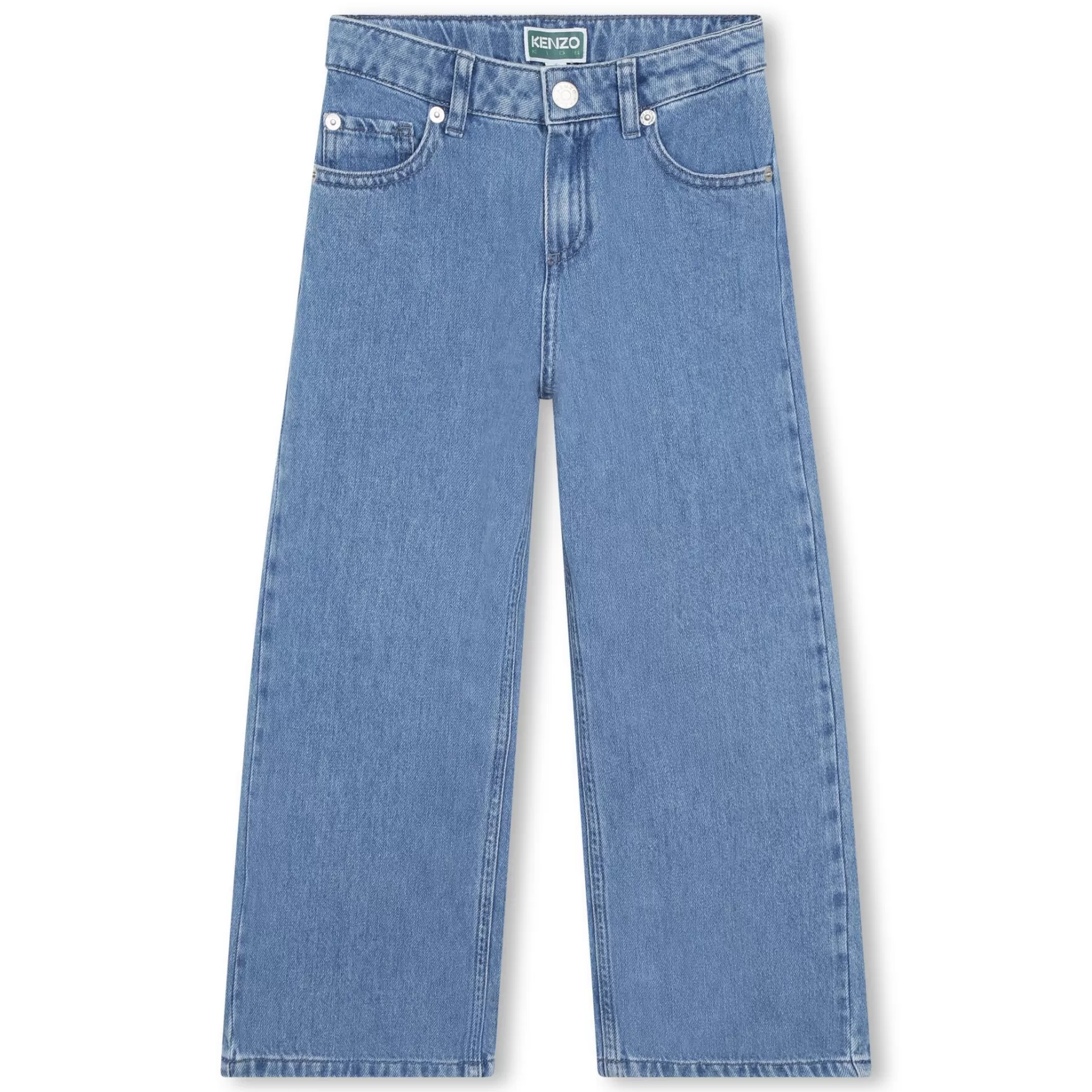 Meisje KENZO KIDS Katoenen Jeans Geborduurde Zak