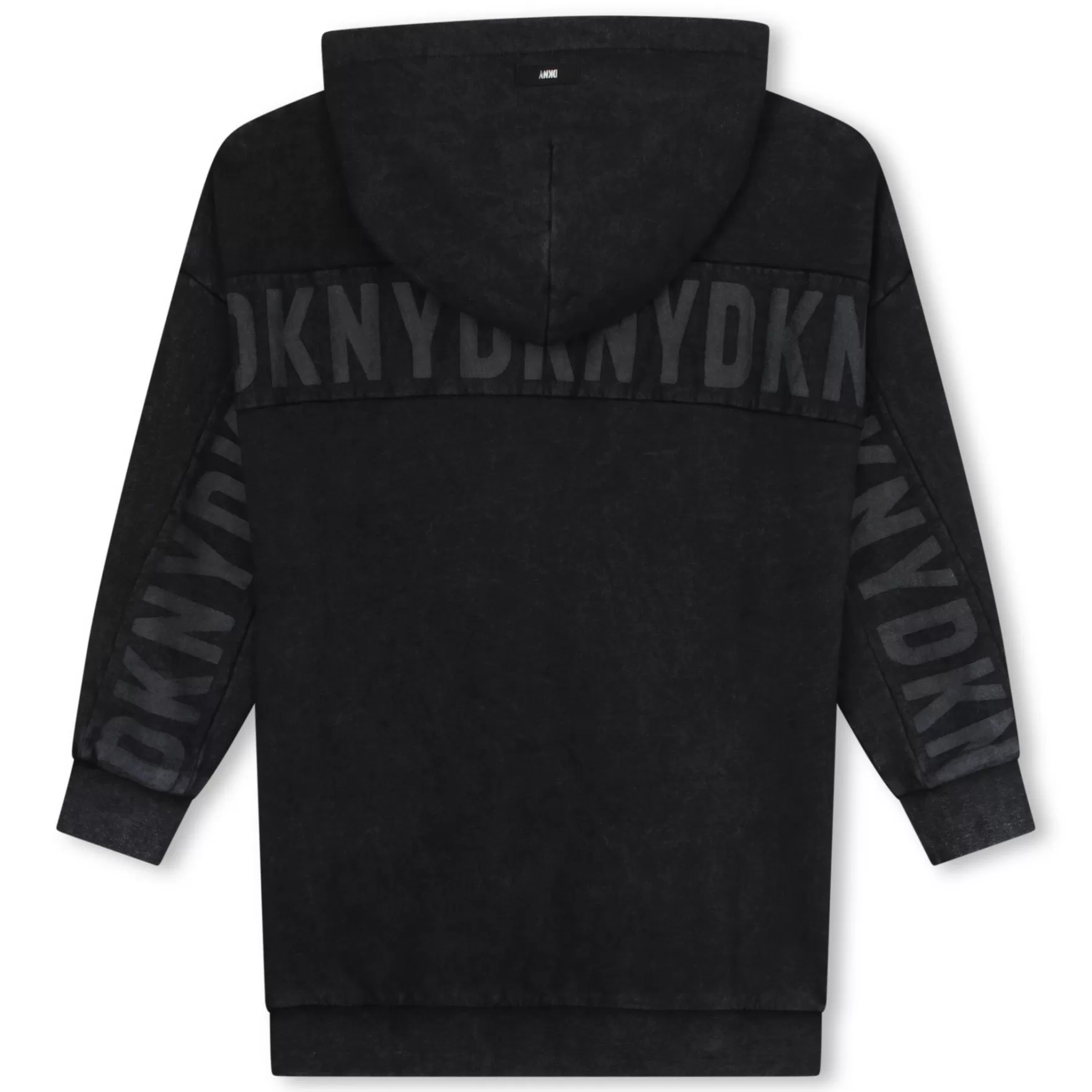 Meisje DKNY Katoenen Jurk Van Fleece