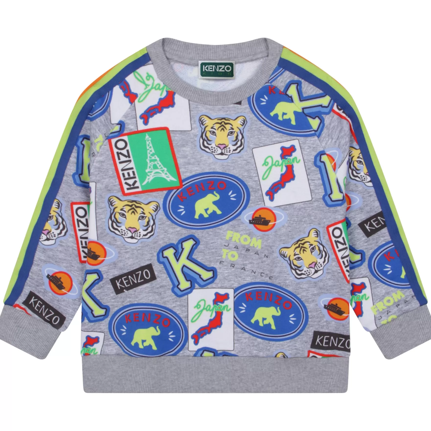 Jongen KENZO KIDS Katoenen Sweatshirt Met Print