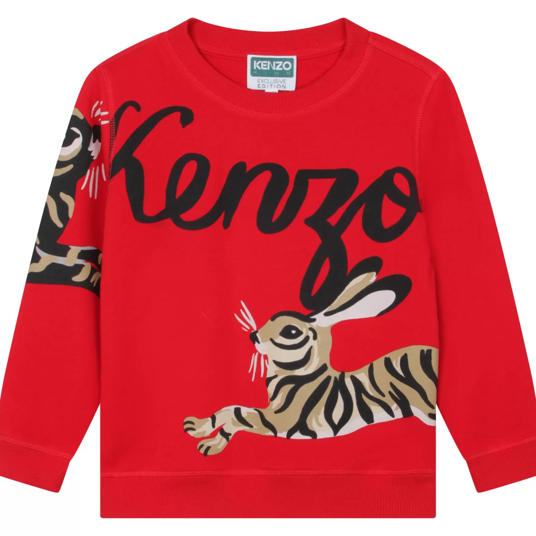 Jongen KENZO KIDS Katoenen Sweatshirt Met Print