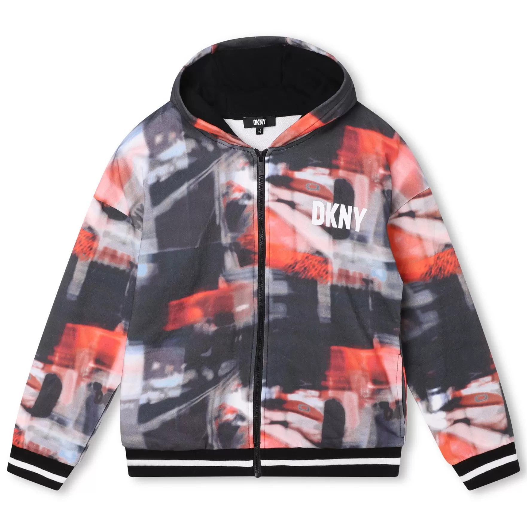 Jongen DKNY Katoenen Sweatshirt Met Rits