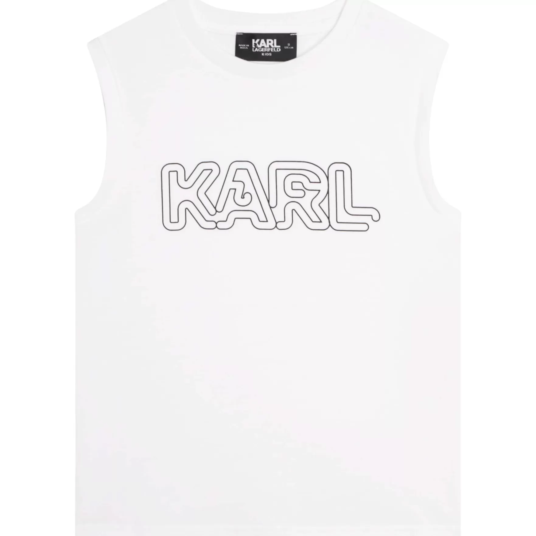 Jongen KARL LAGERFELD KIDS Katoenen Tanktop