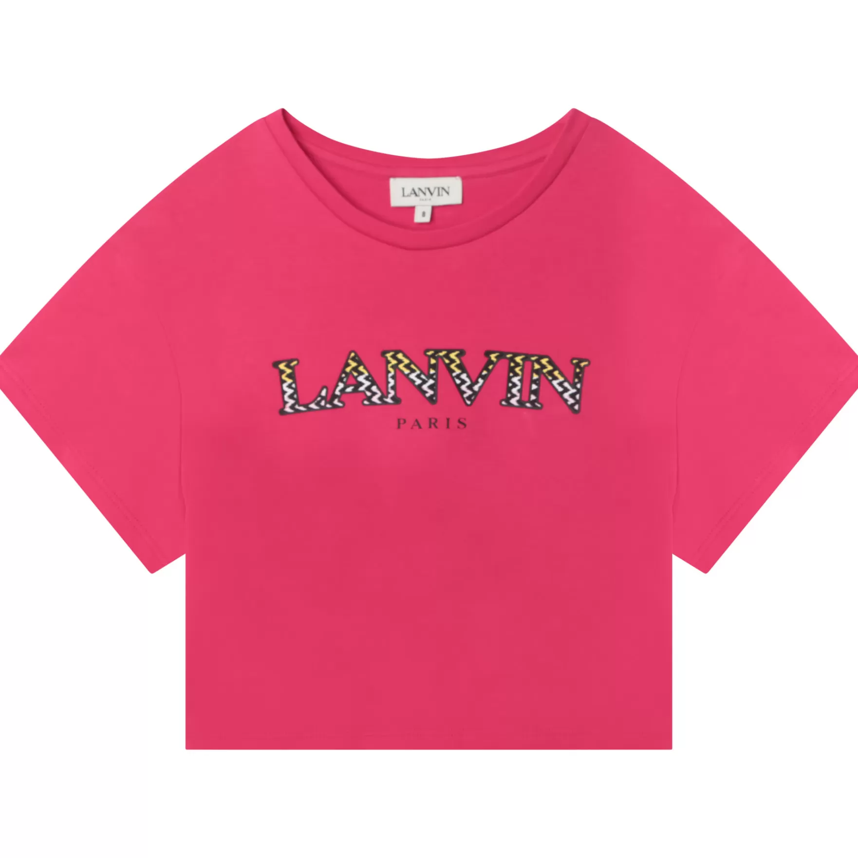 Meisje LANVIN Katoenen T-Shirt Korte Mouw