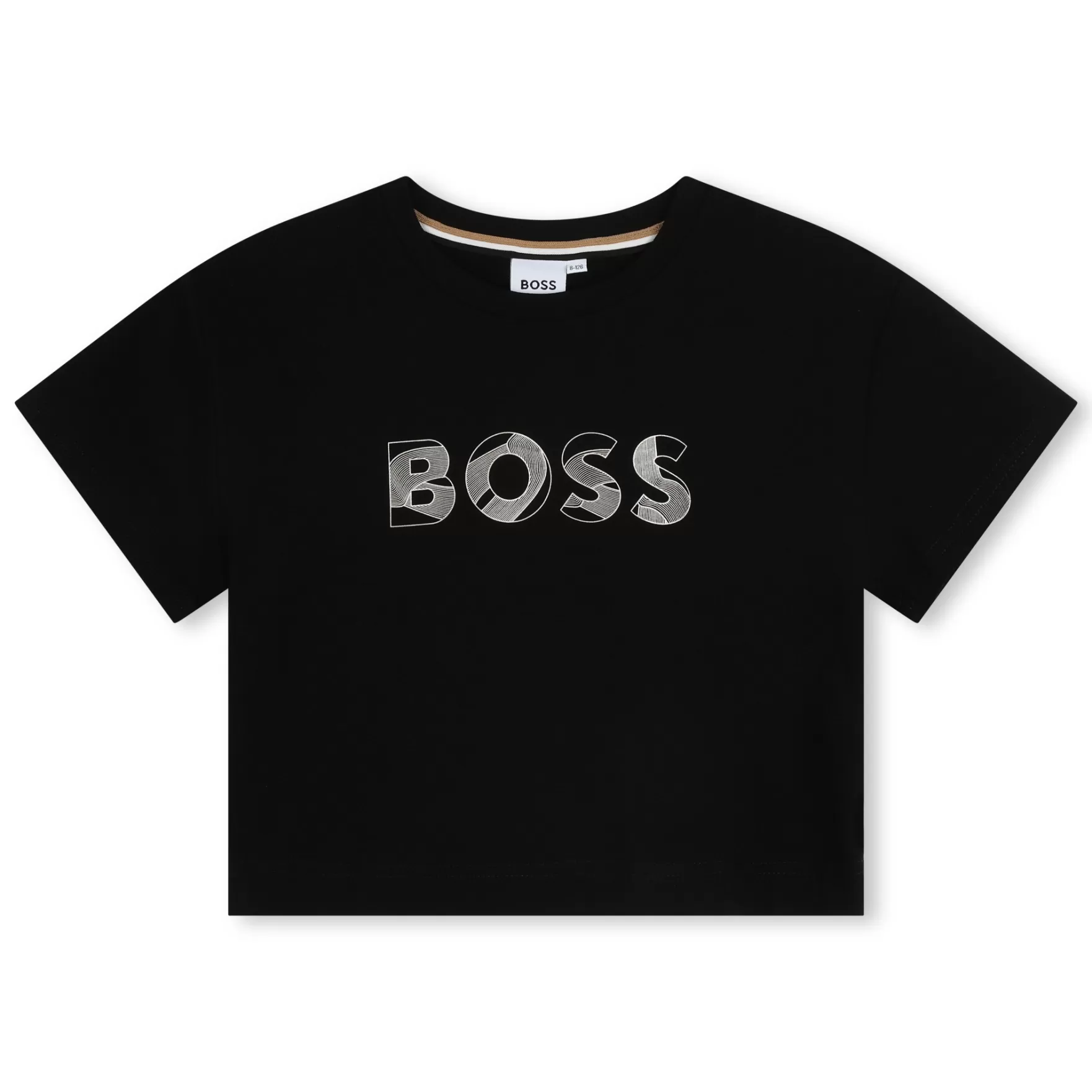 Meisje BOSS Katoenen T-Shirt Korte Mouwen