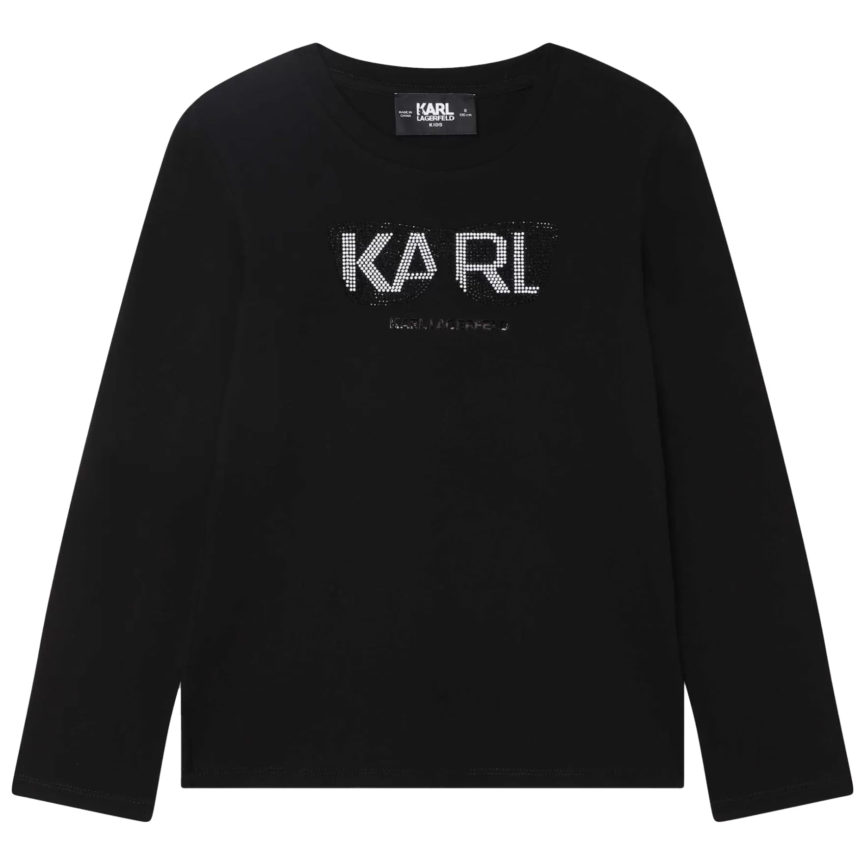 Meisje KARL LAGERFELD KIDS Katoenen T-Shirt Lange Mouwen