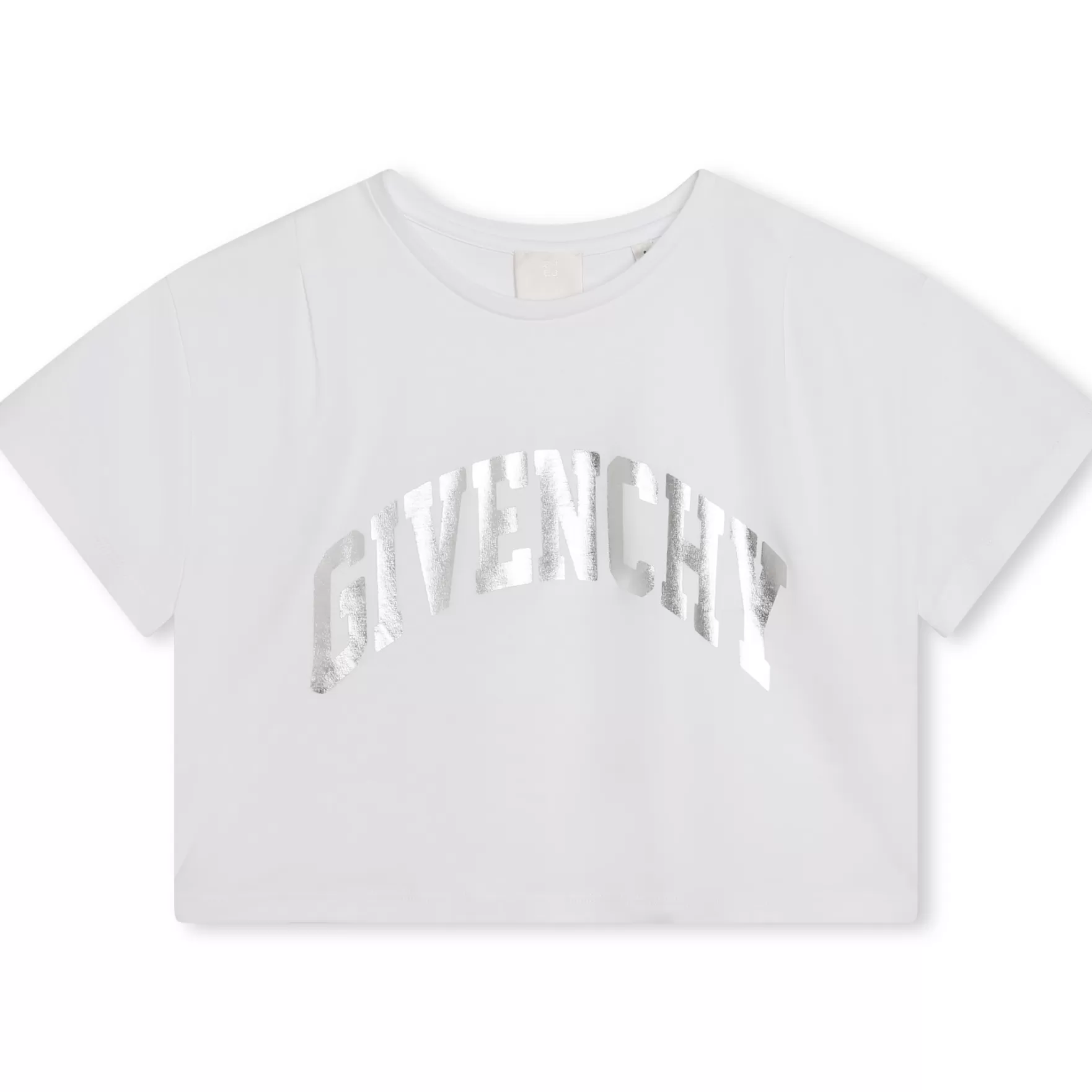 Meisje GIVENCHY Katoenen T-Shirt Met Plooien