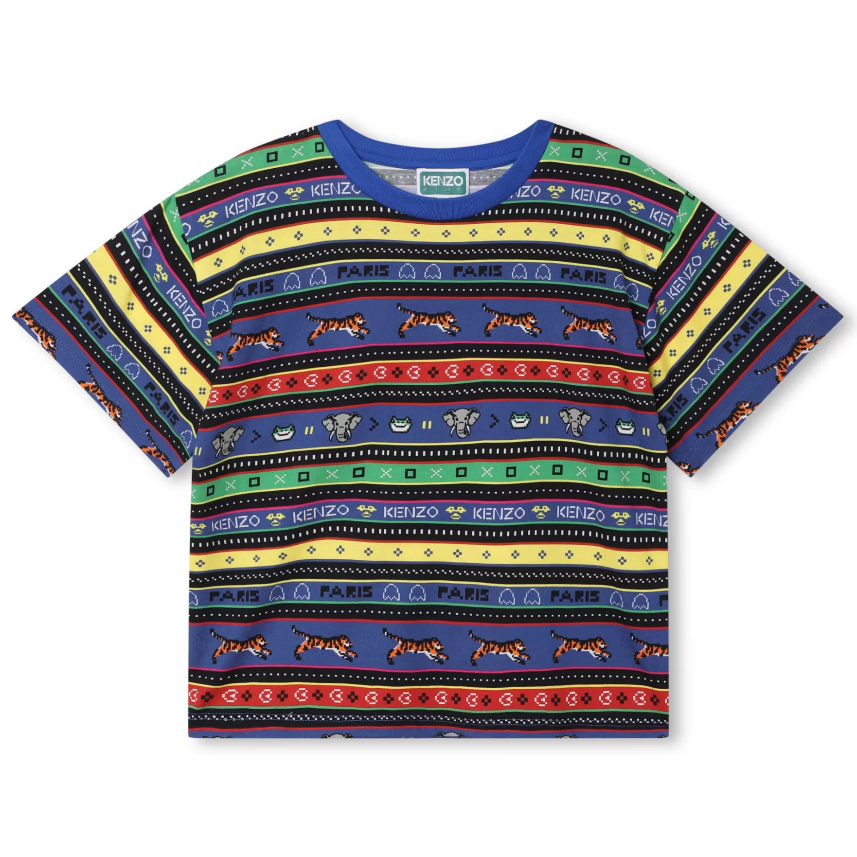 Jongen KENZO KIDS Katoenen T-Shirt Met Print