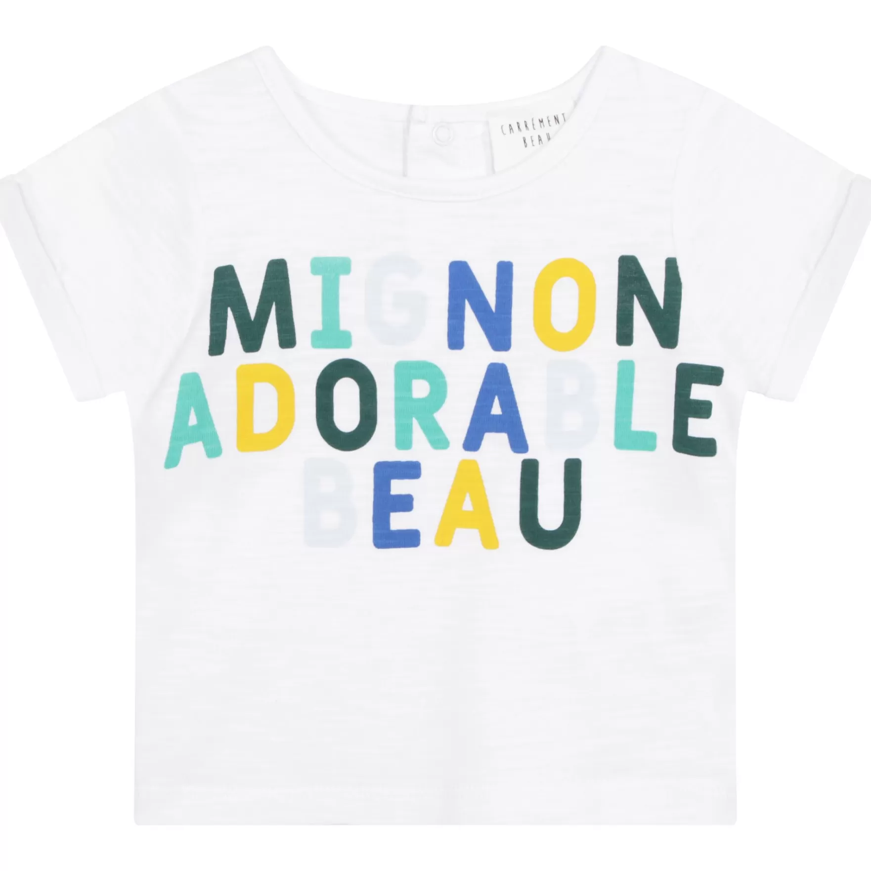 Jongen CARREMENT BEAU Katoenen T-Shirt Met Print