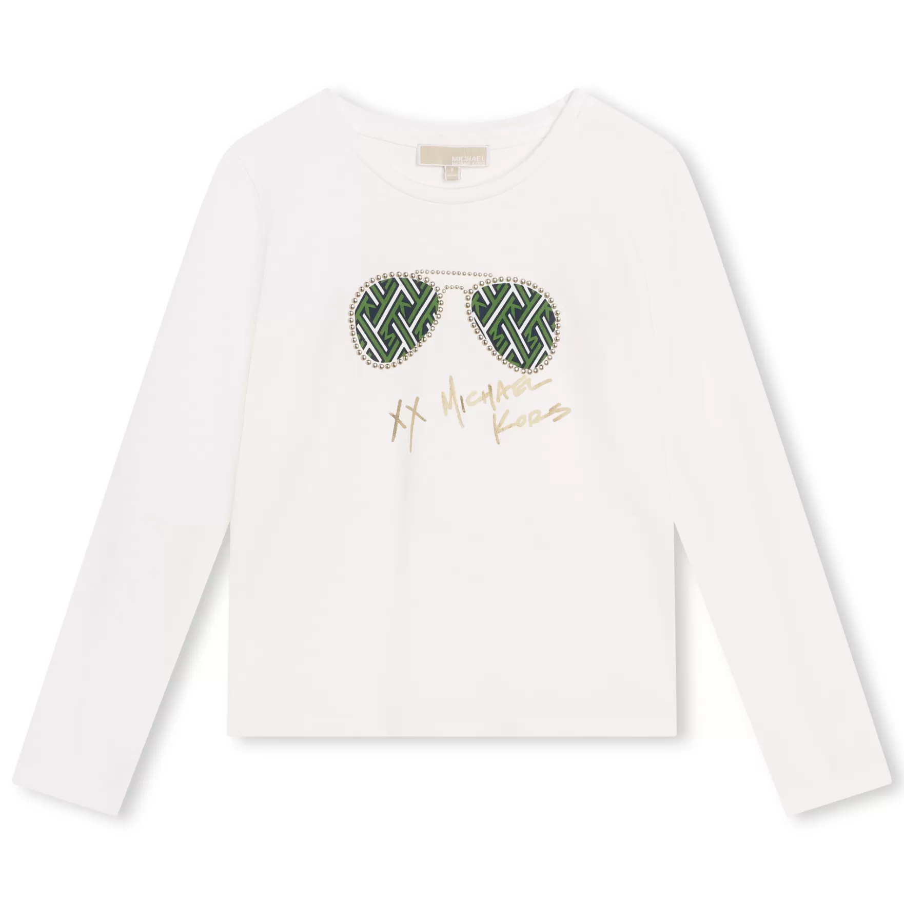 Meisje MICHAEL KORS Katoenen T-Shirt Met Print