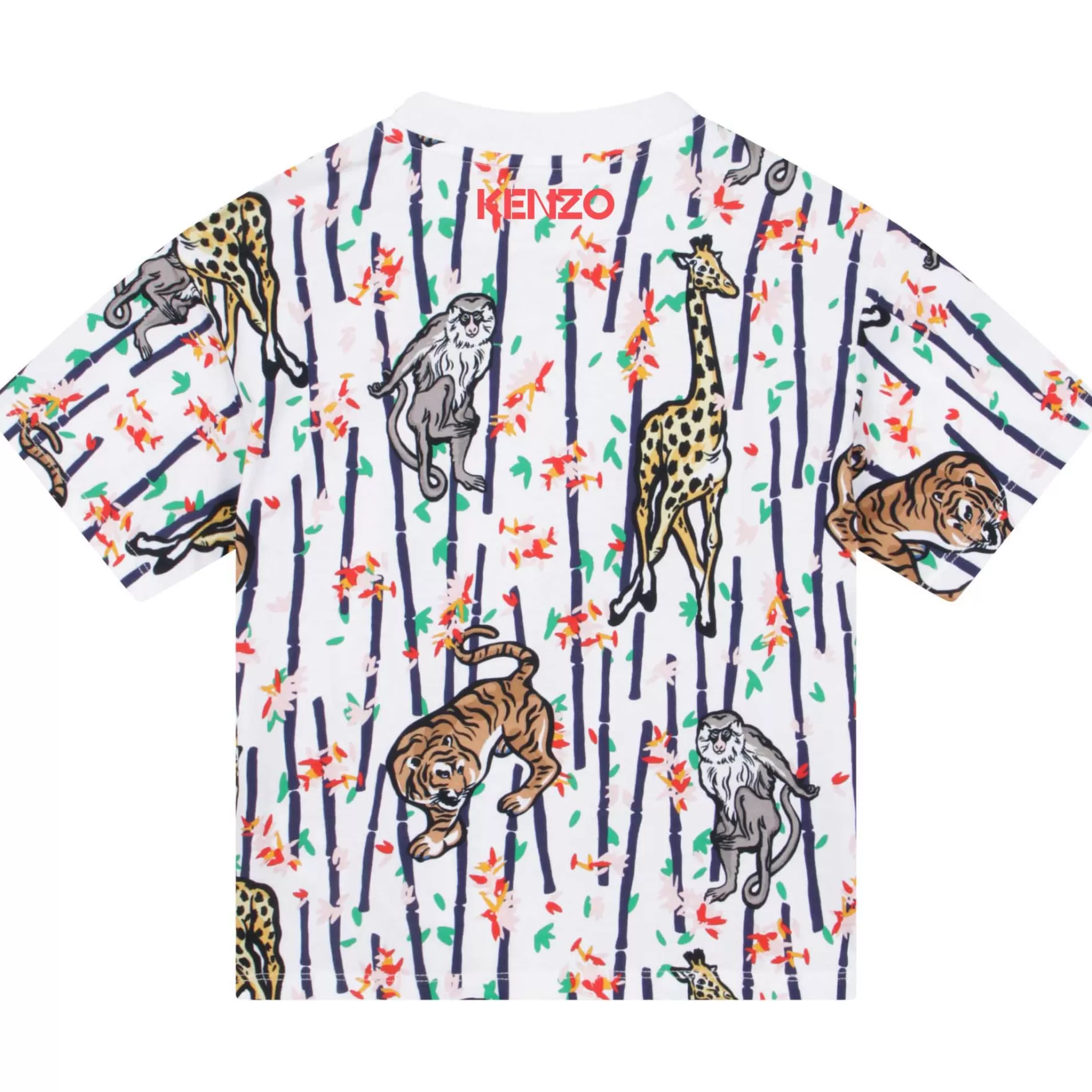 Meisje KENZO KIDS Katoenen T-Shirt Met Print