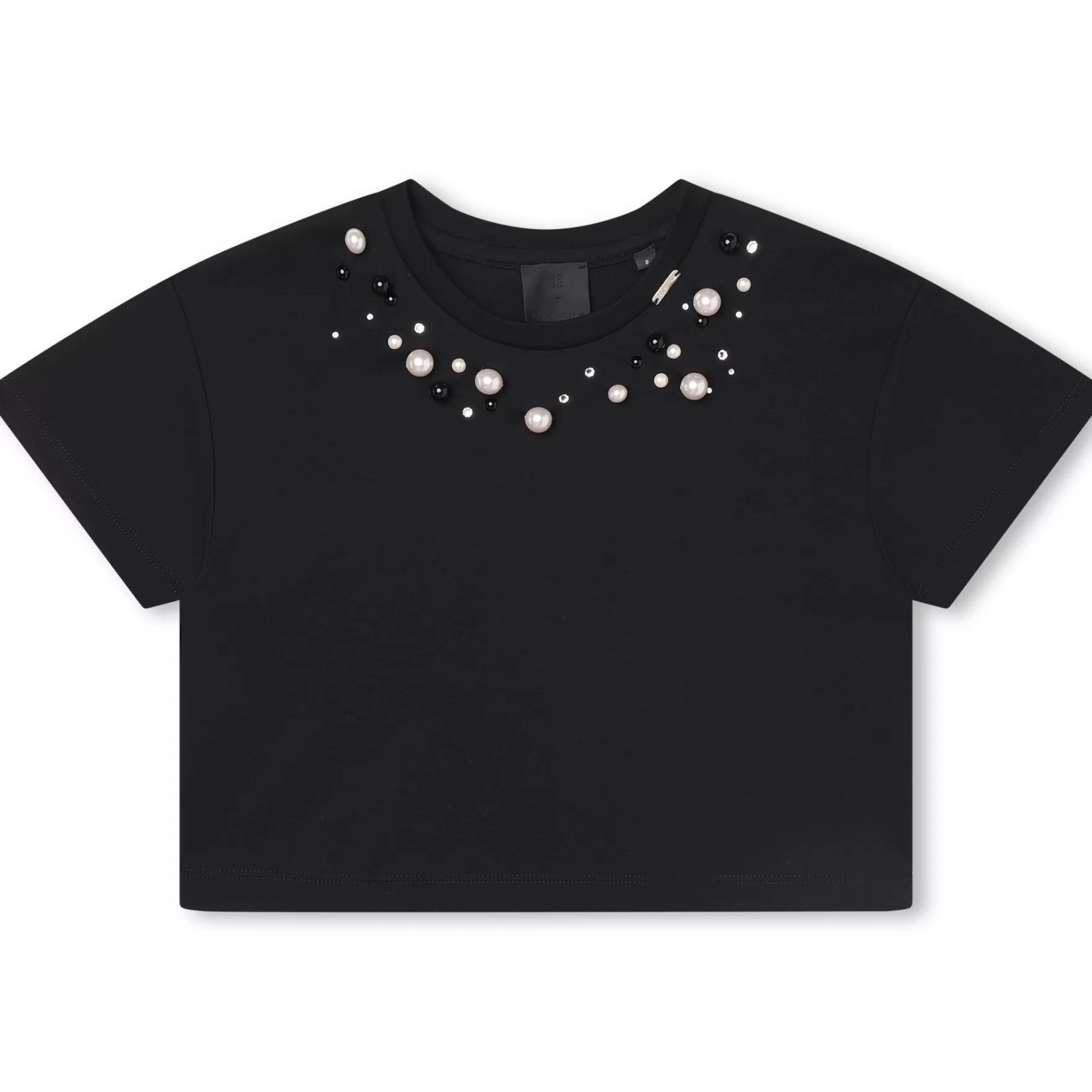 Meisje GIVENCHY Katoenen T-Shirt Met Strass