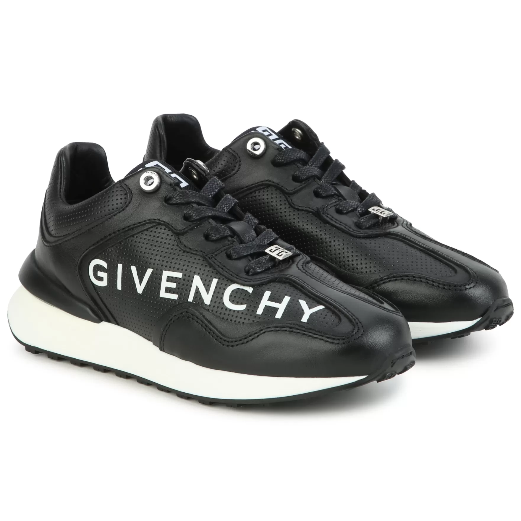 Jongen GIVENCHY Lederen Sneakers Met Veters