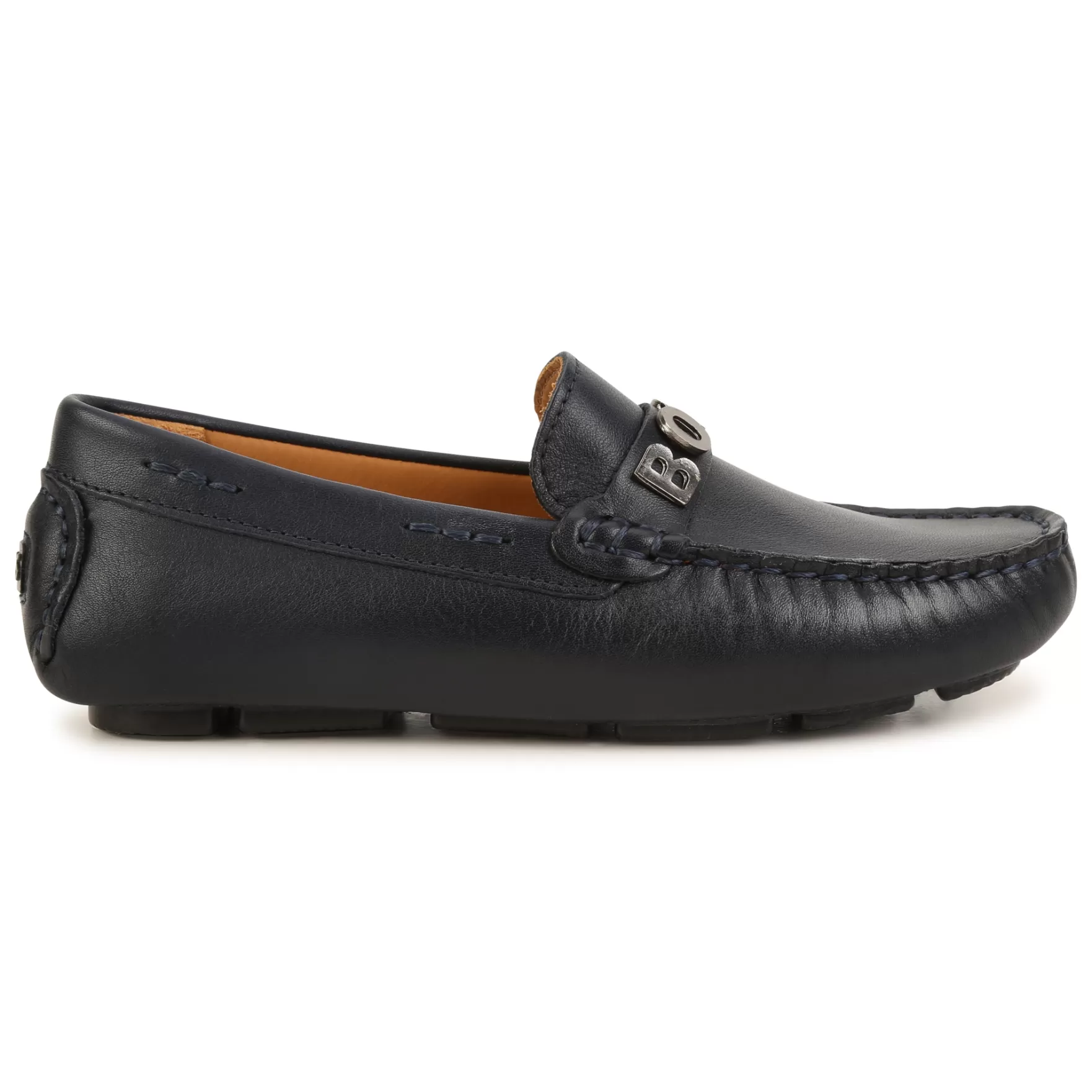 Jongen BOSS Leren Loafers