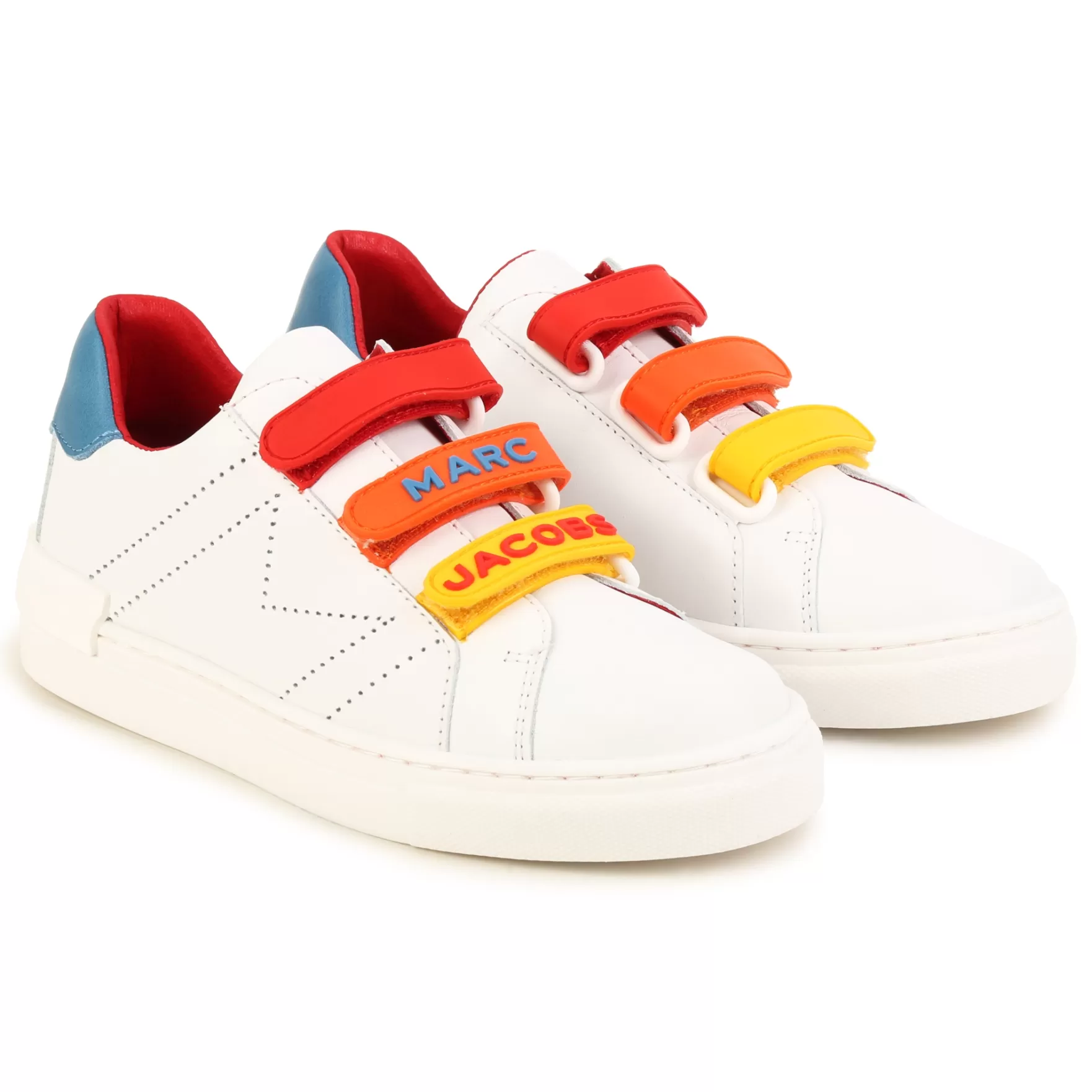 Meisje MARC JACOBS Leren Sneakers Met Klittenband