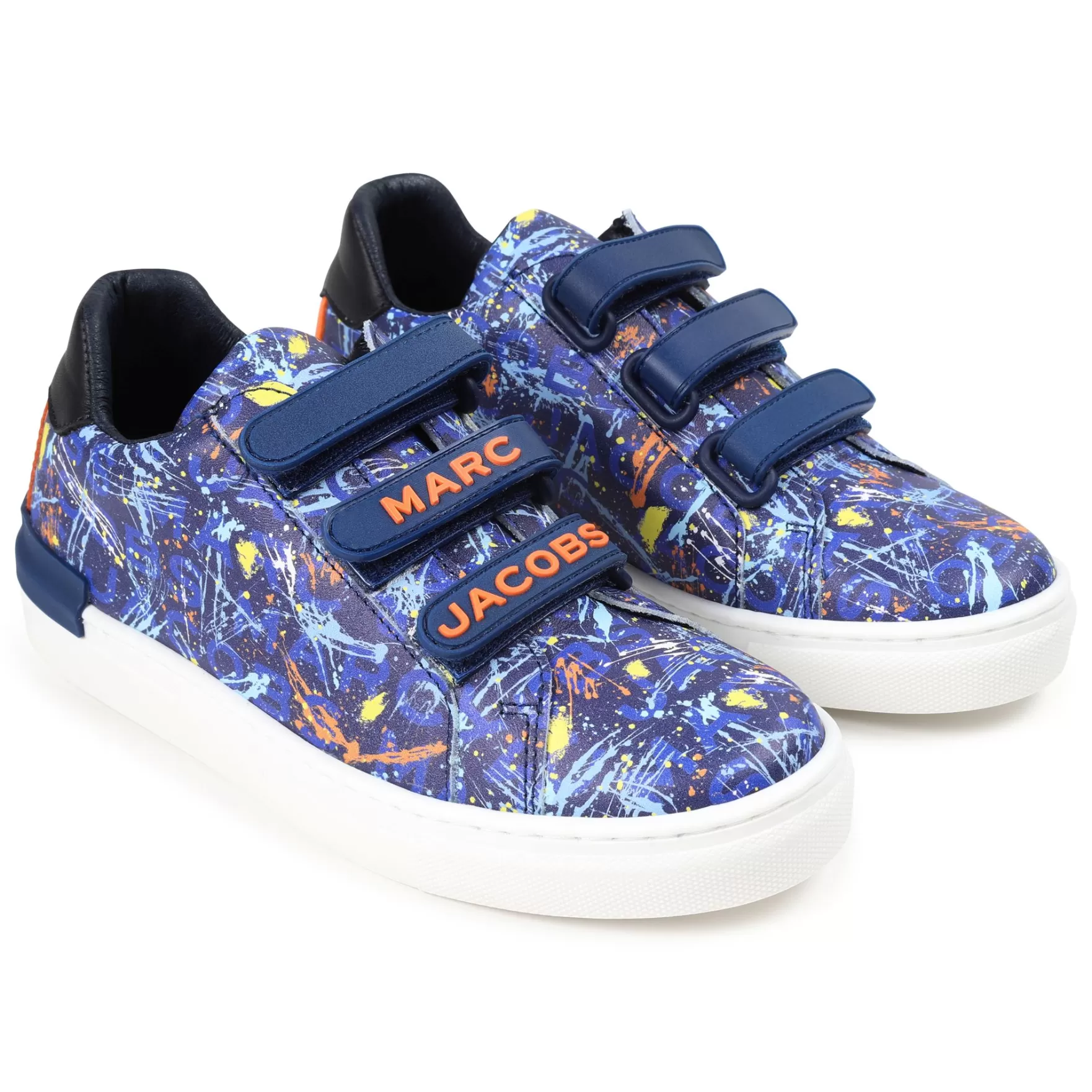 Jongen MARC JACOBS Leren Sneakers Met Klittenband