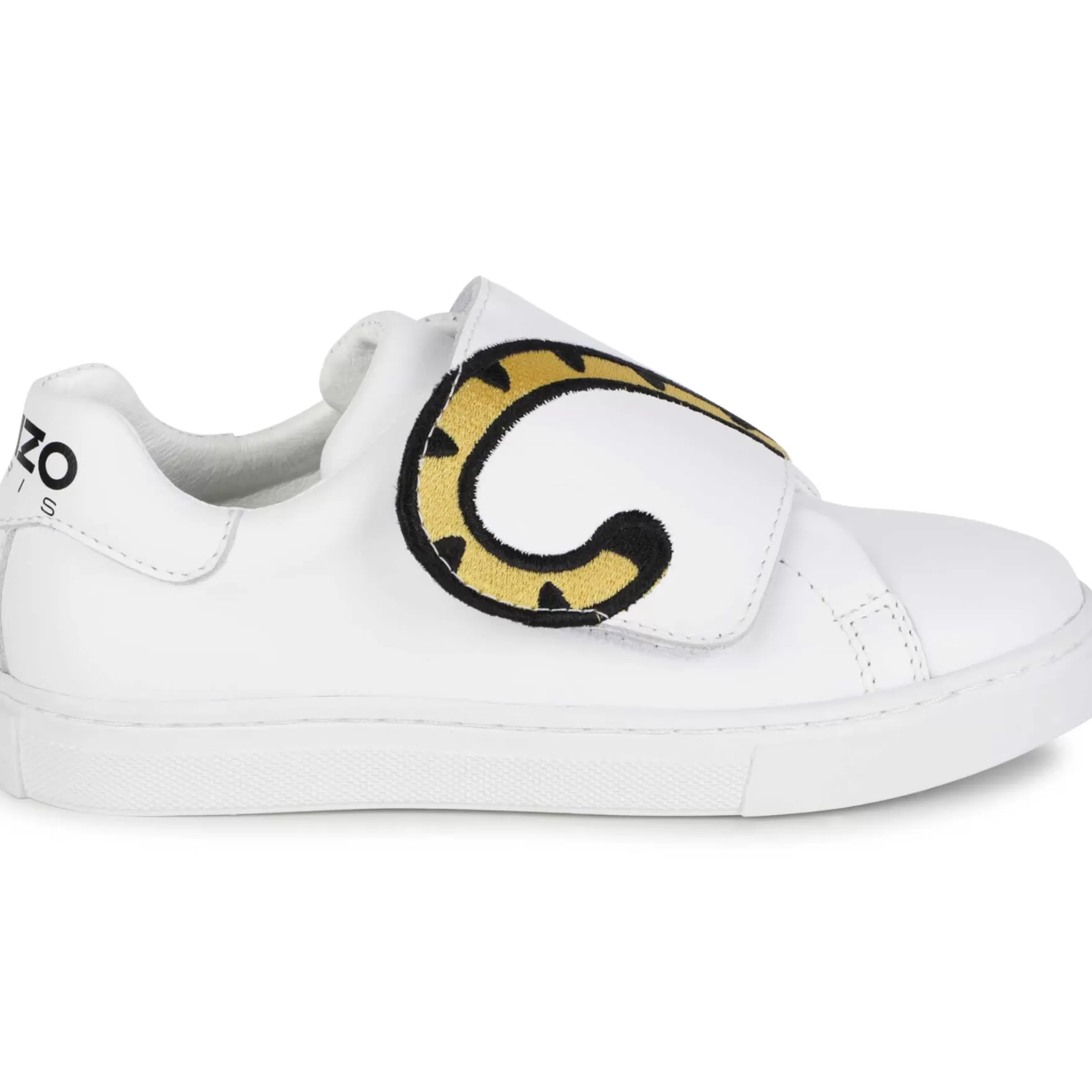 Jongen KENZO KIDS Leren Sneakers Met Klittenband