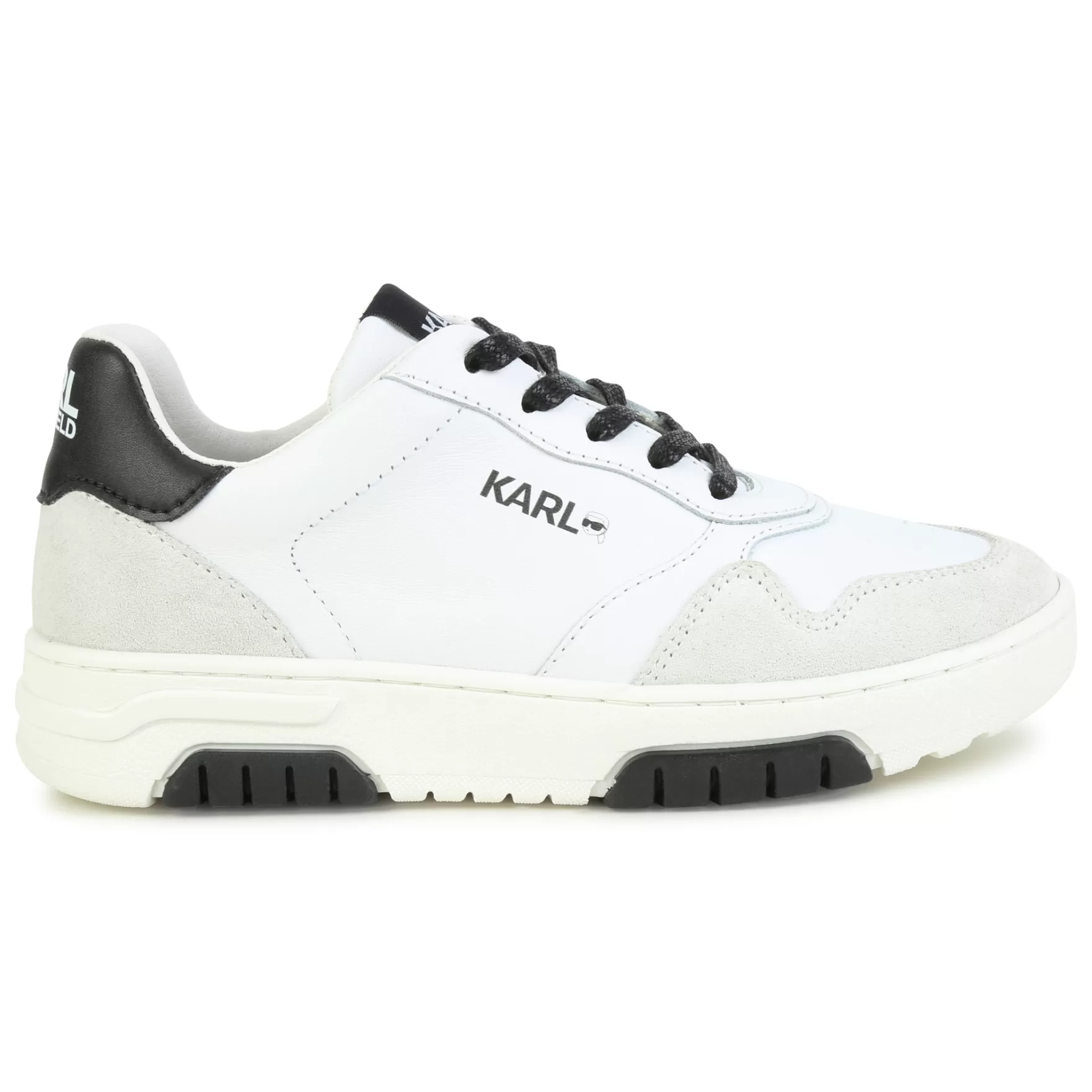 Jongen KARL LAGERFELD KIDS Leren Sneakers Met Veters